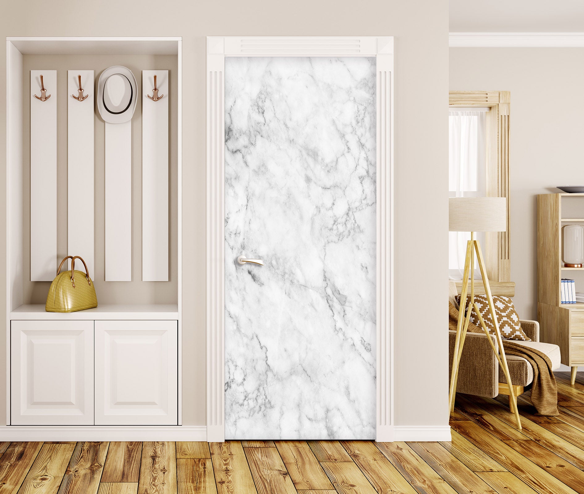 3D Marbling 25070 Door Mural