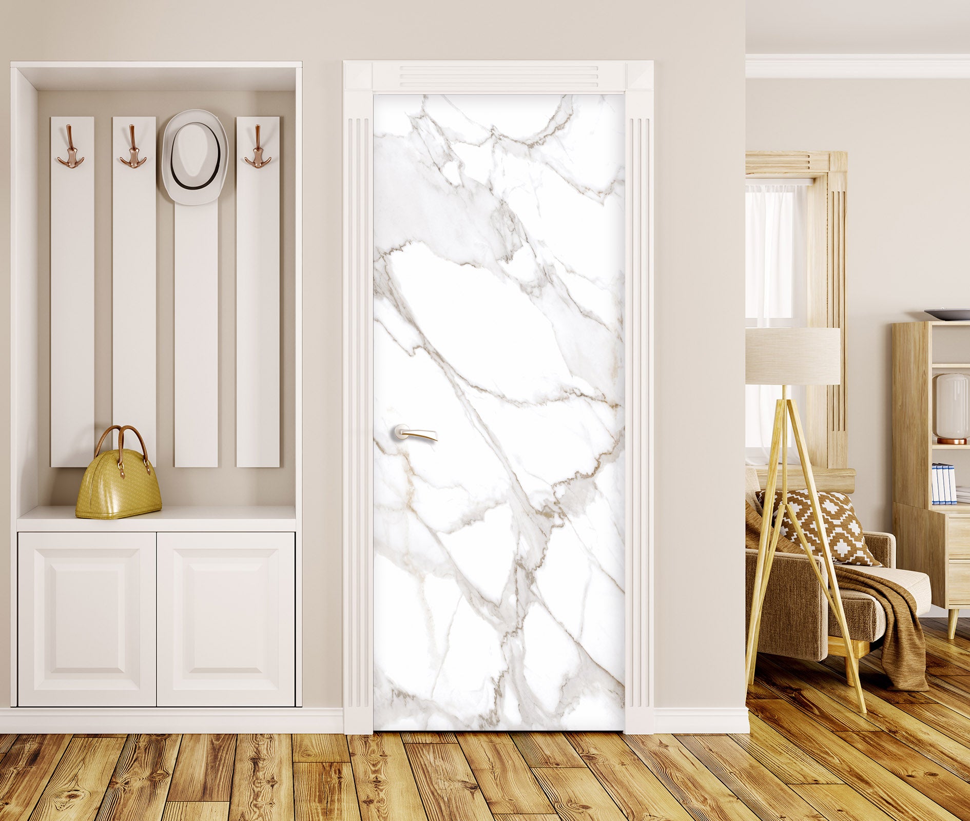 3D Marbling 25157 Door Mural