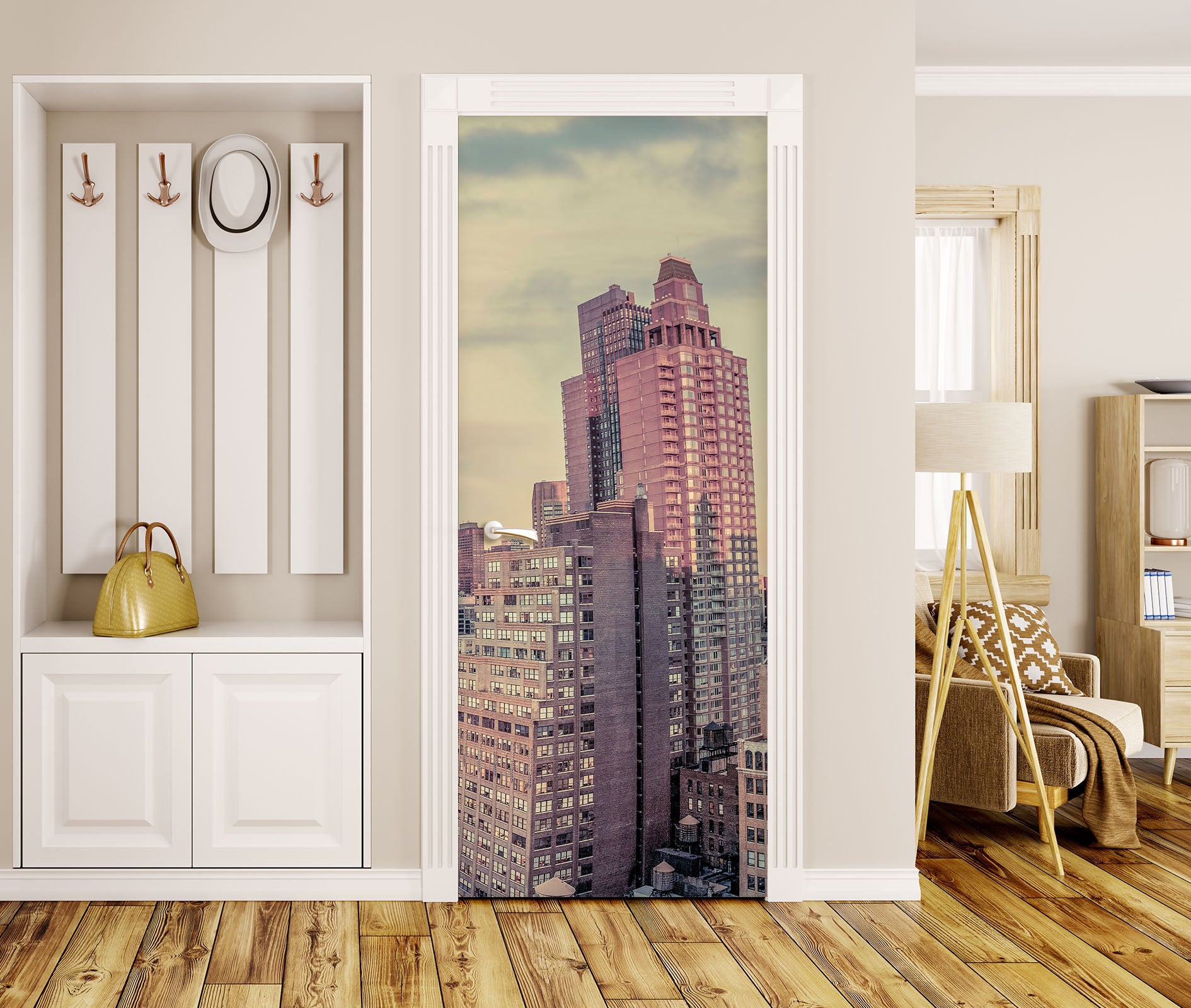 3D Office Building 5039 Assaf Frank Door Mural