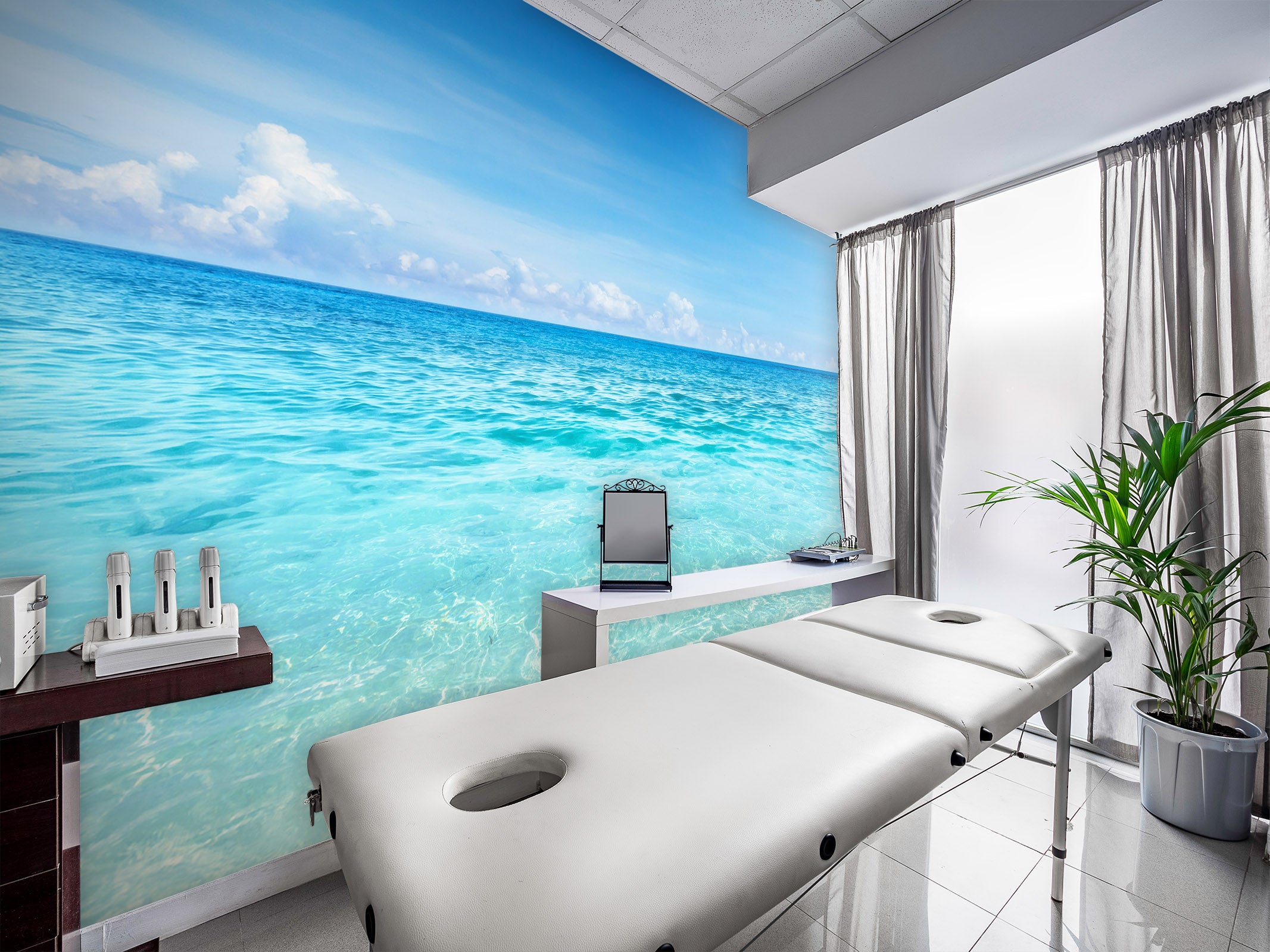 3D Sea Water Flower 082 Wall Murals