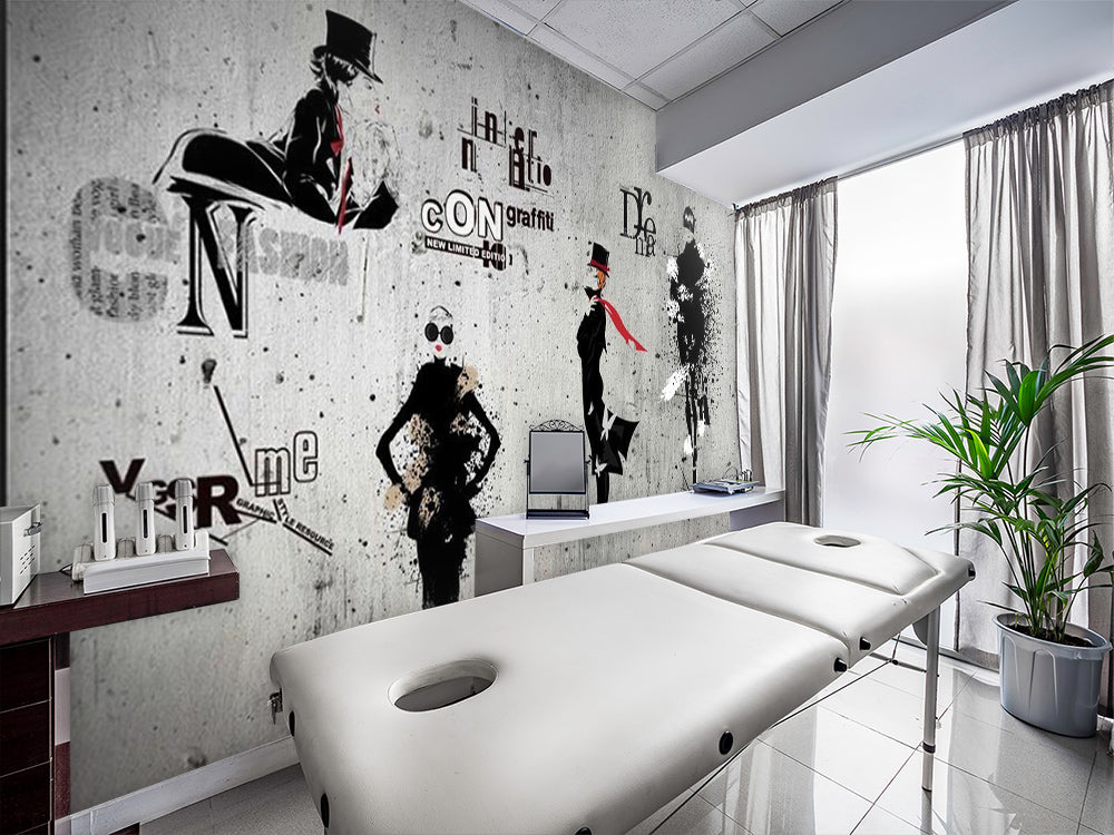 3D Haircut Shop 1526 Wall Murals