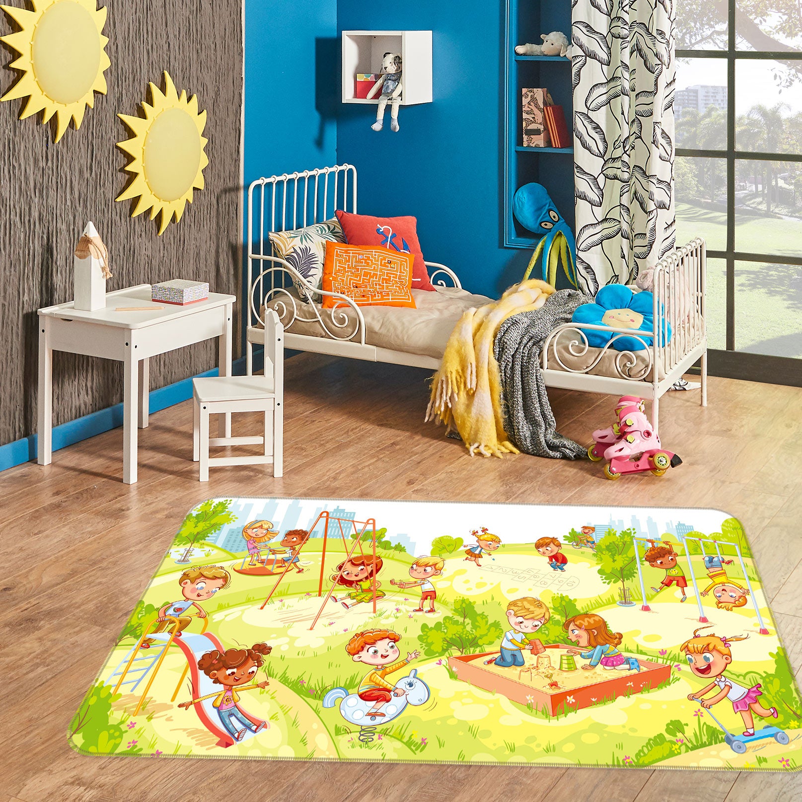 3D Child Kid 77183 Non Slip Rug Mat