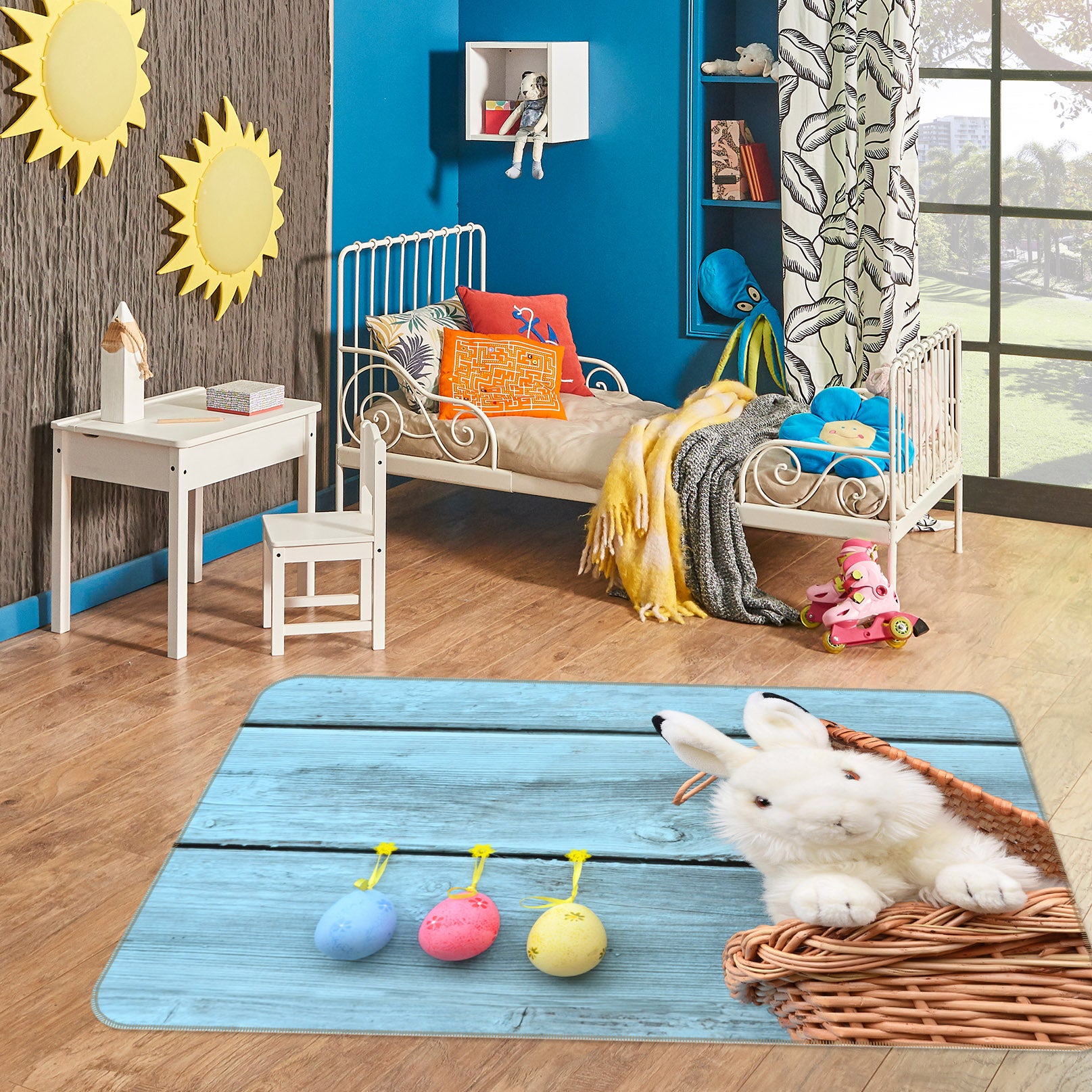 3D Rabbit Doll 38104 Animal Non Slip Rug Mat