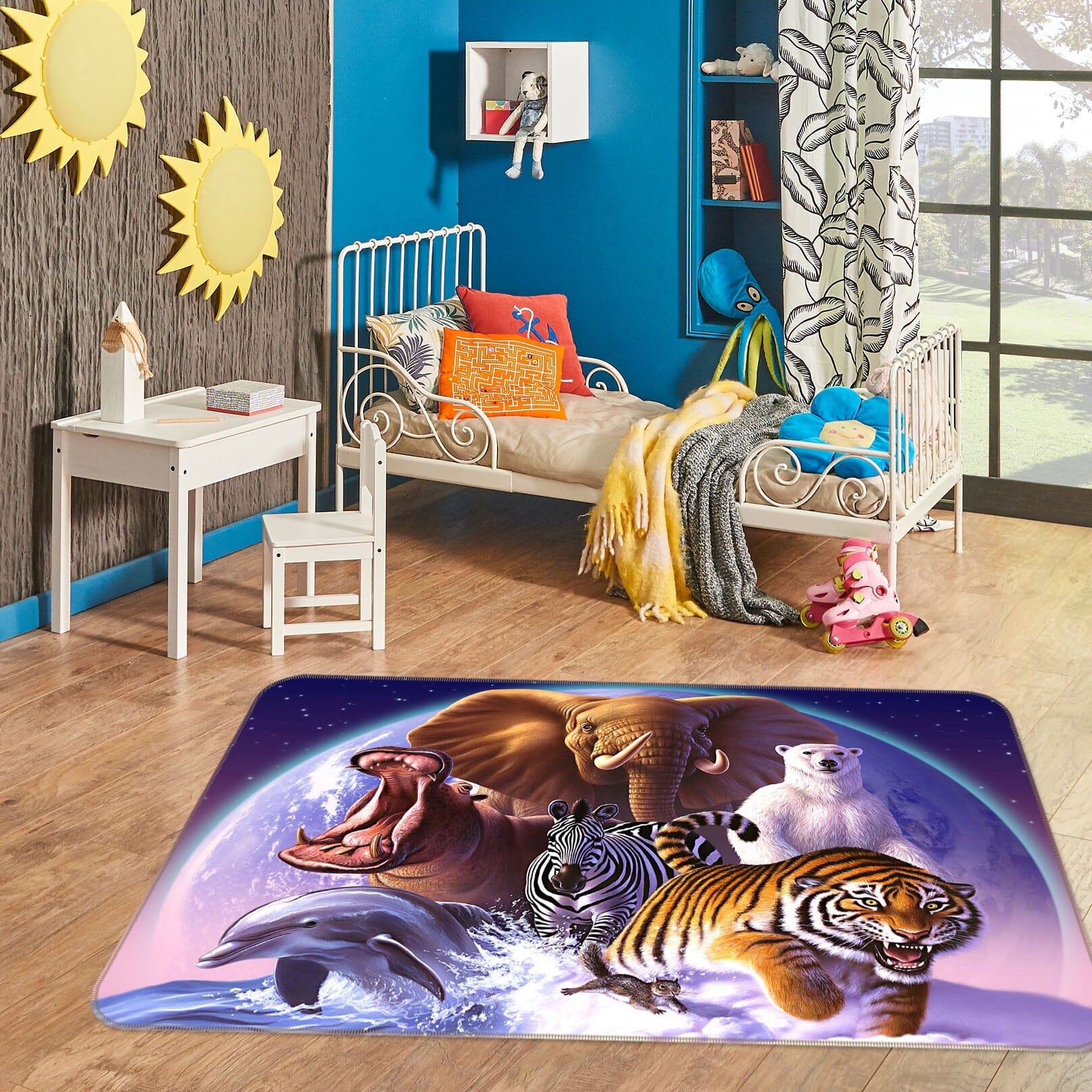 3D Wild World 1064 Jerry LoFaro Rug Non Slip Rug Mat Mat AJ Creativity Home 