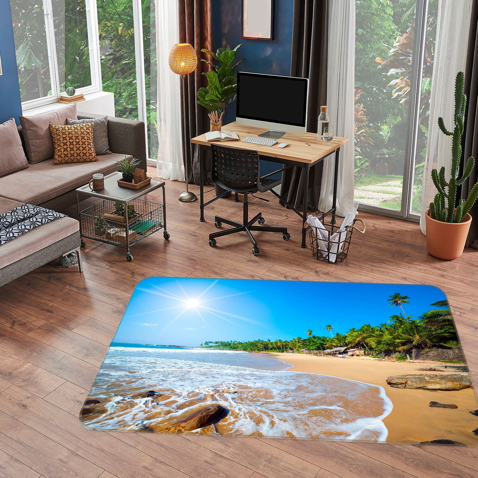 3D Seaside 77225 Non Slip Rug Mat