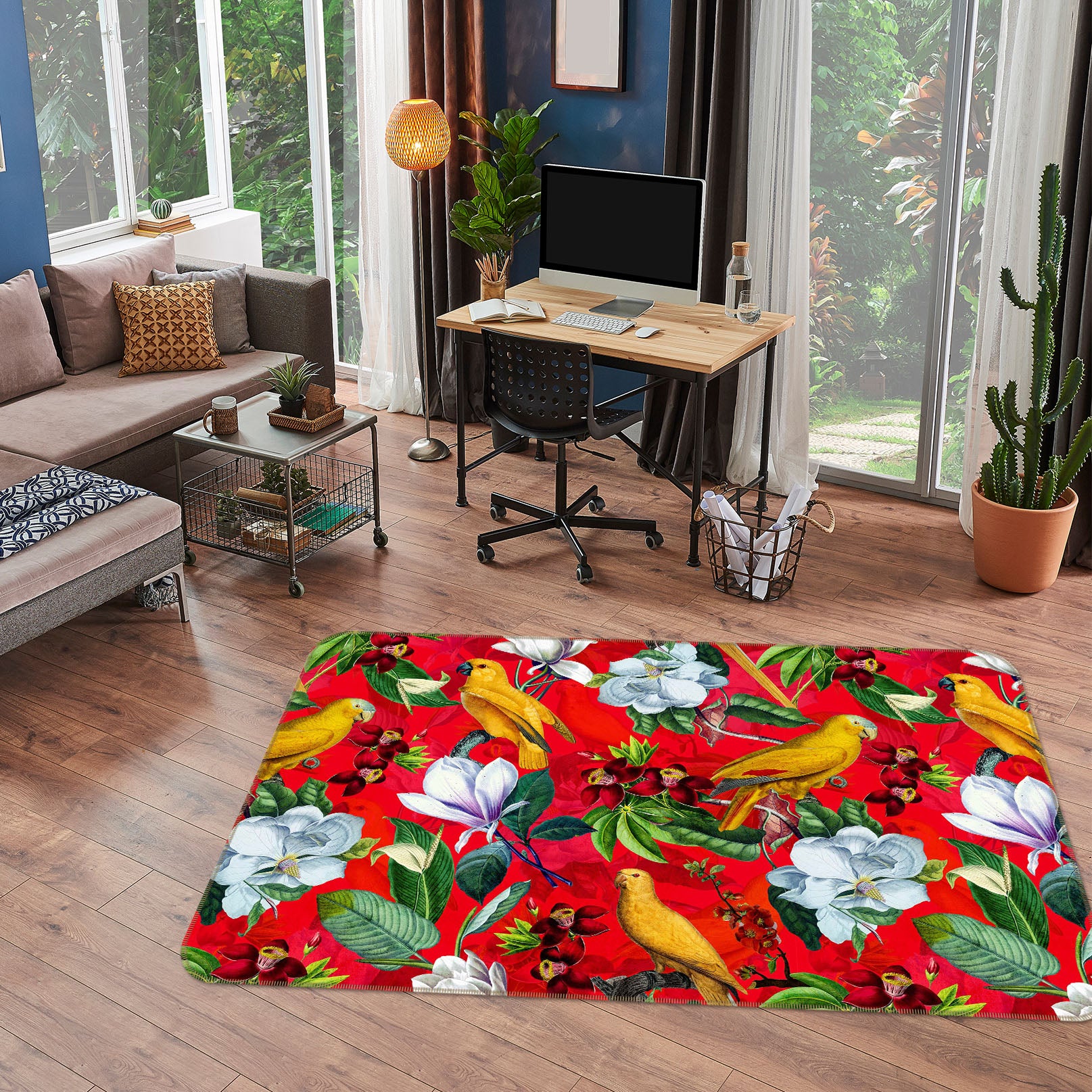 3D Beautiful Spring 139 Uta Naumann Rug Non Slip Rug Mat