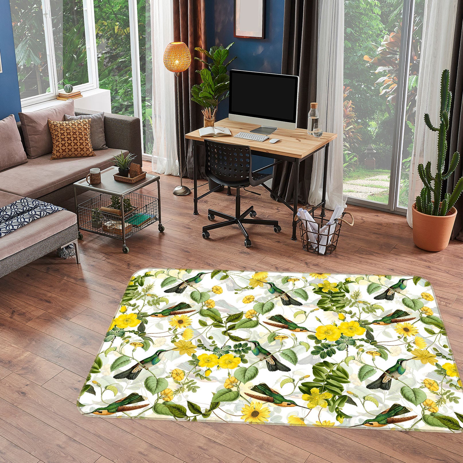 3D Golden Summer 165 Uta Naumann Rug Non Slip Rug Mat