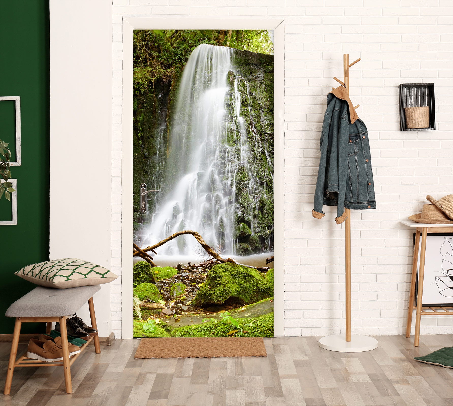 3D Waterfall 24082 Door Mural