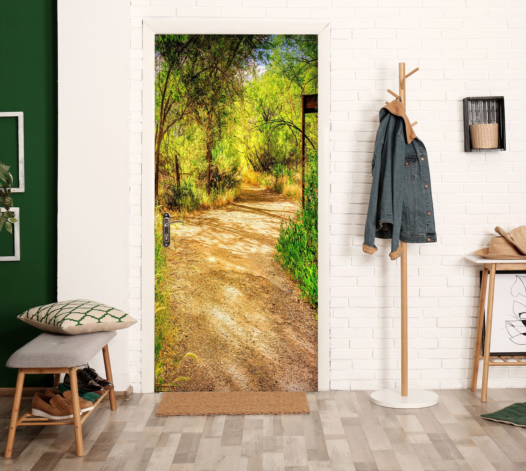 3D Path Trees 10848 Beth Sheridan Door Mural