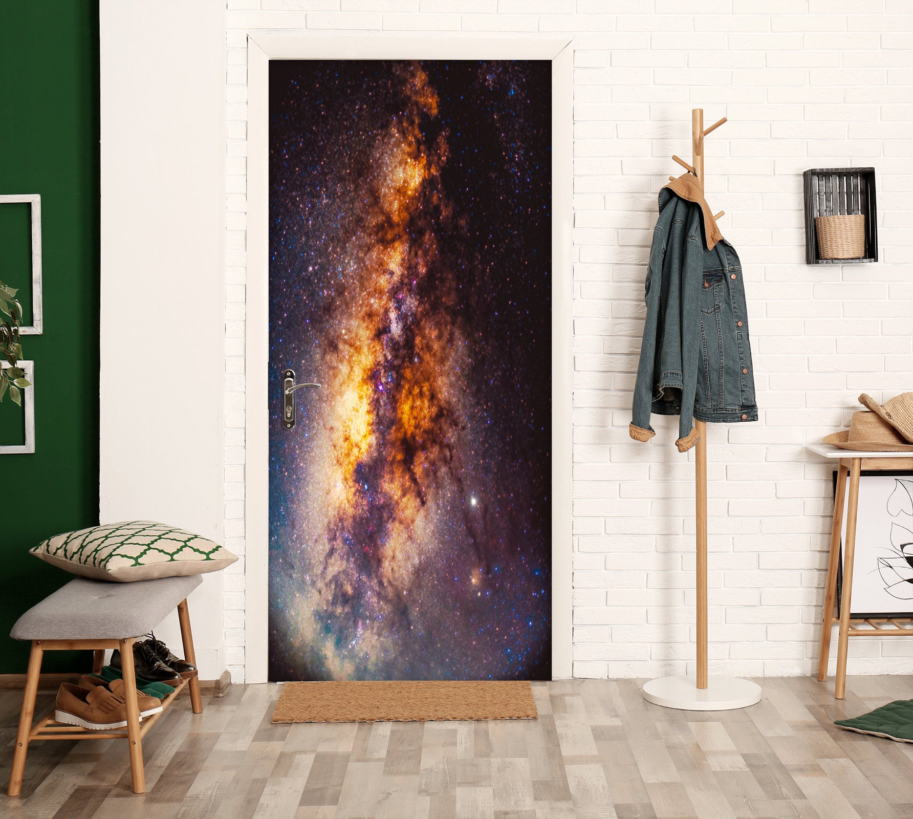 3D Starry Sky 25018 Door Mural