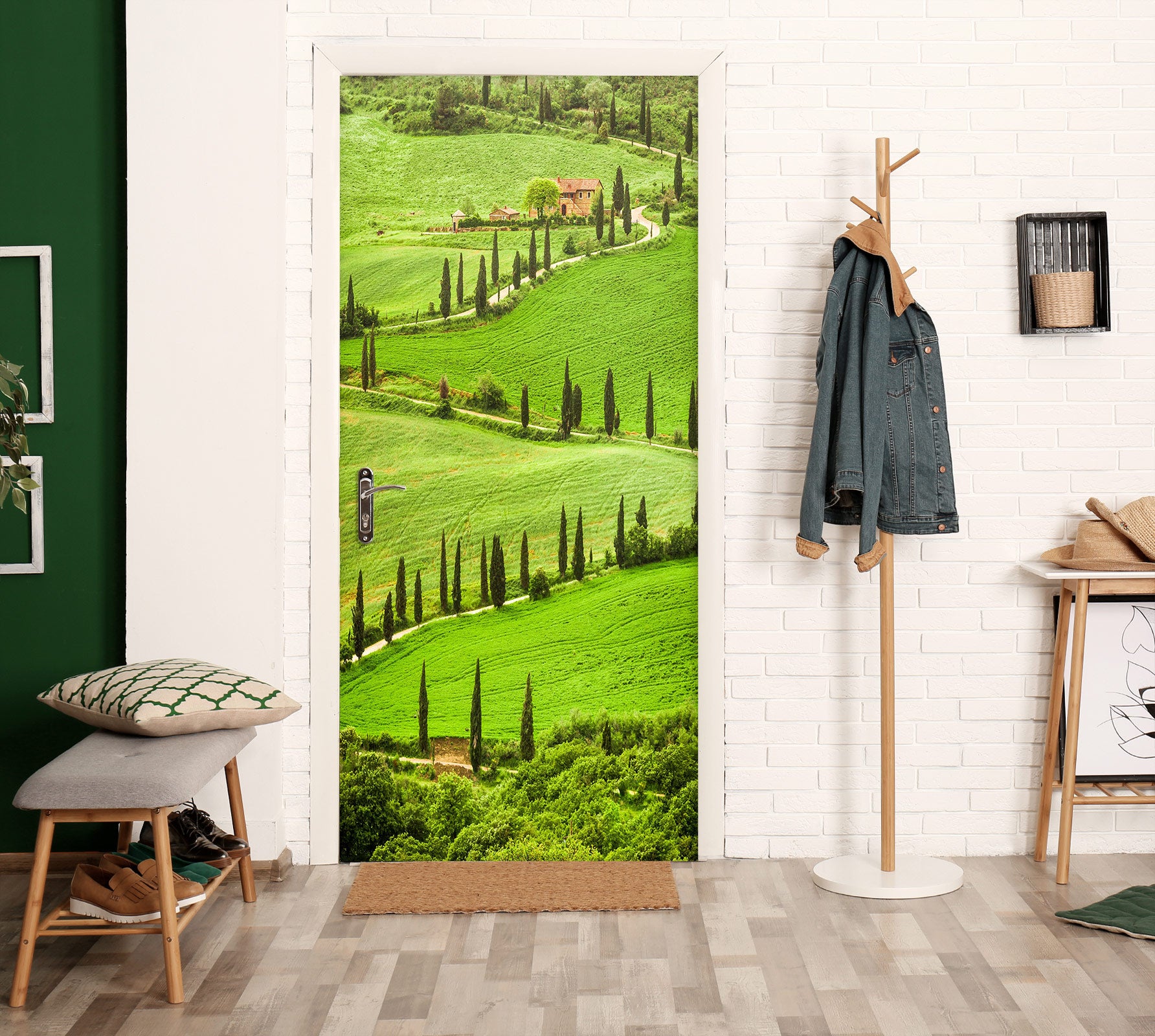 3D Grass 24035 Door Mural