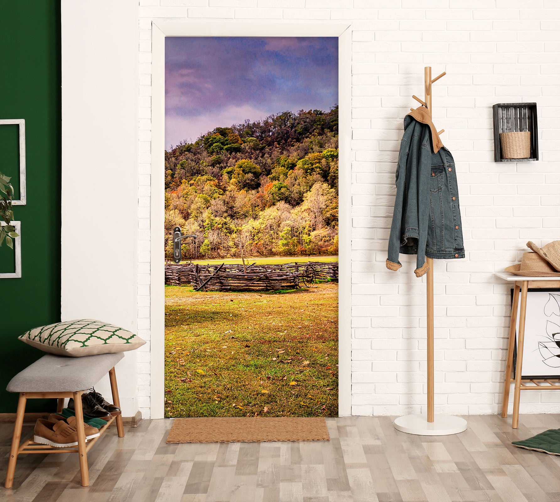 3D Lawn Woods 107170 Beth Sheridan Door Mural