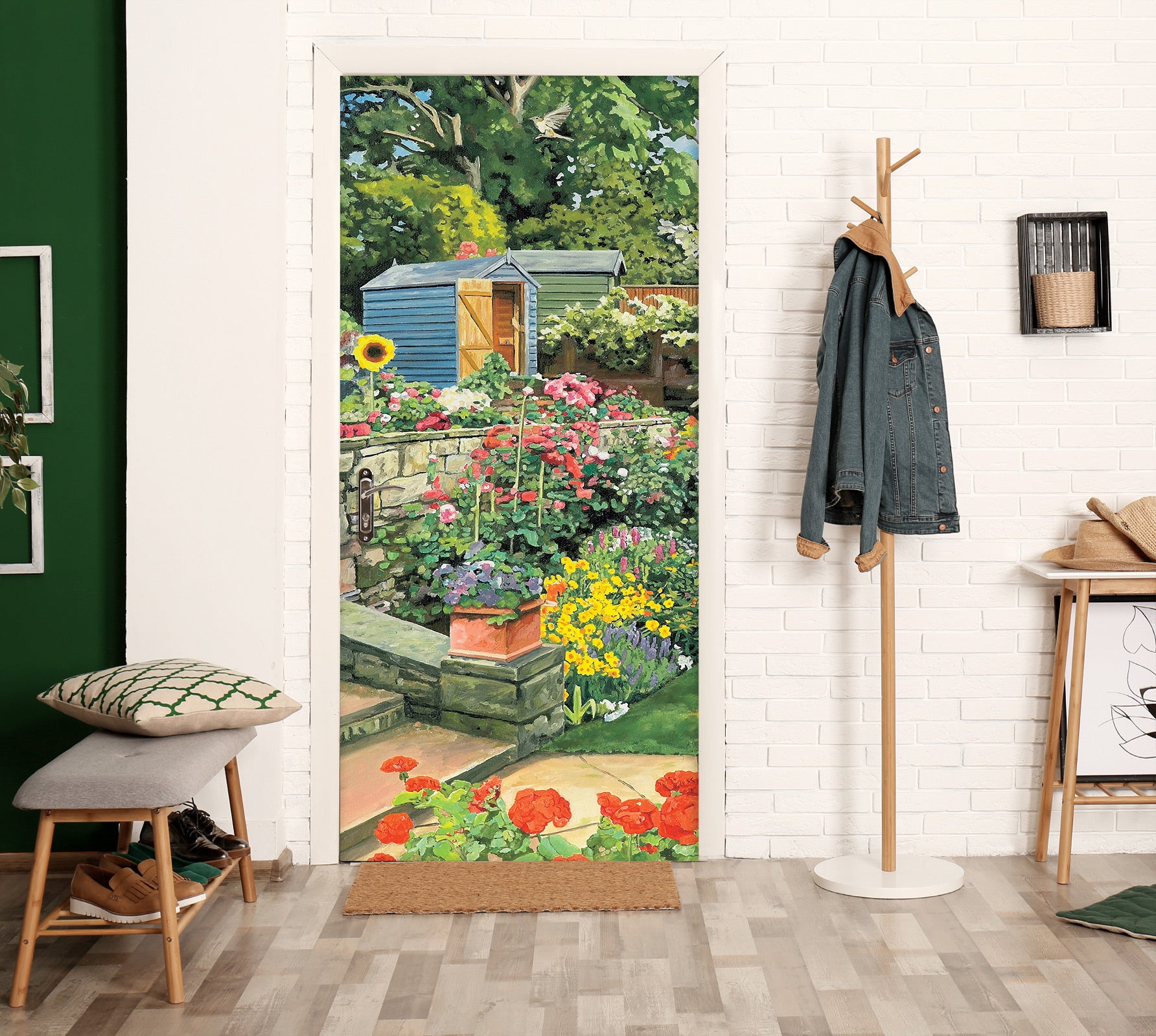 3D Garden 10361 Trevor Mitchell Door Mural