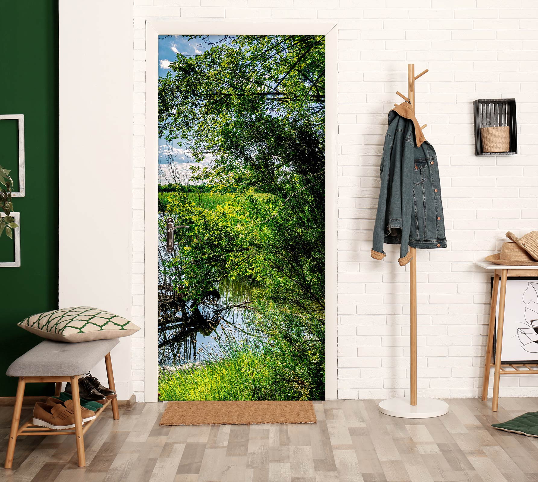 3D Grove 107217 Beth Sheridan Door Mural