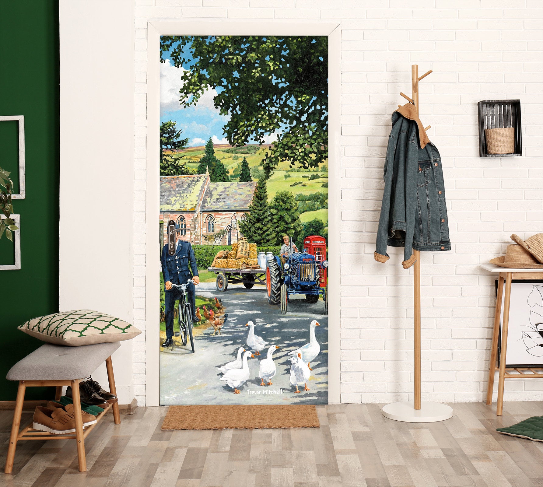 3D Field Cart Goose 103166 Trevor Mitchell Door Mural