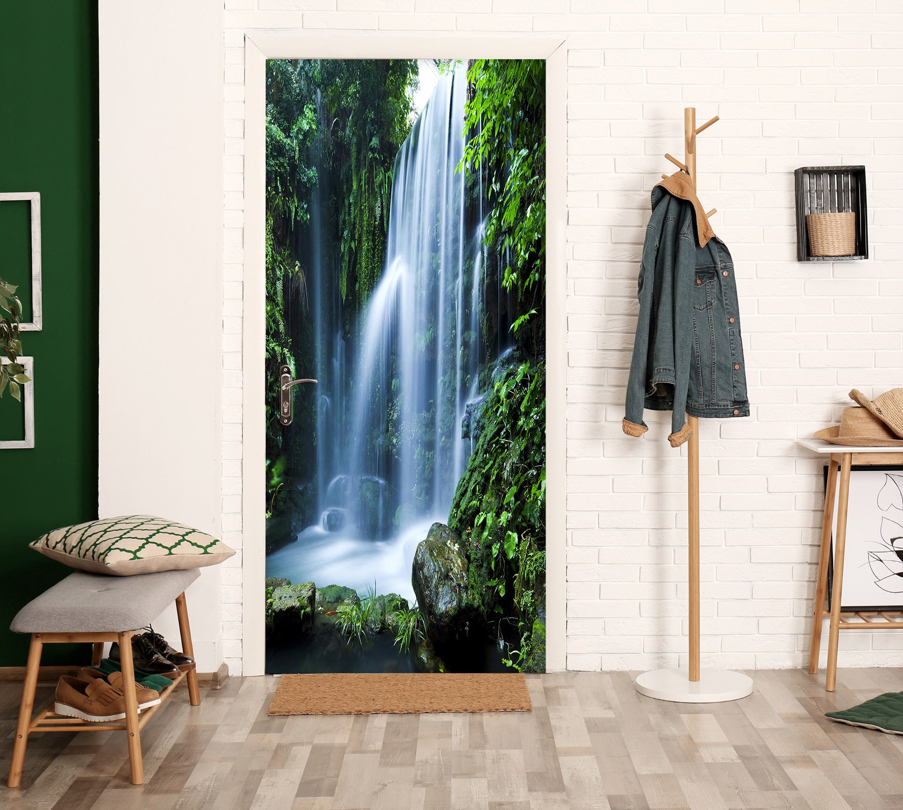 3D Waterfall 24091 Door Mural