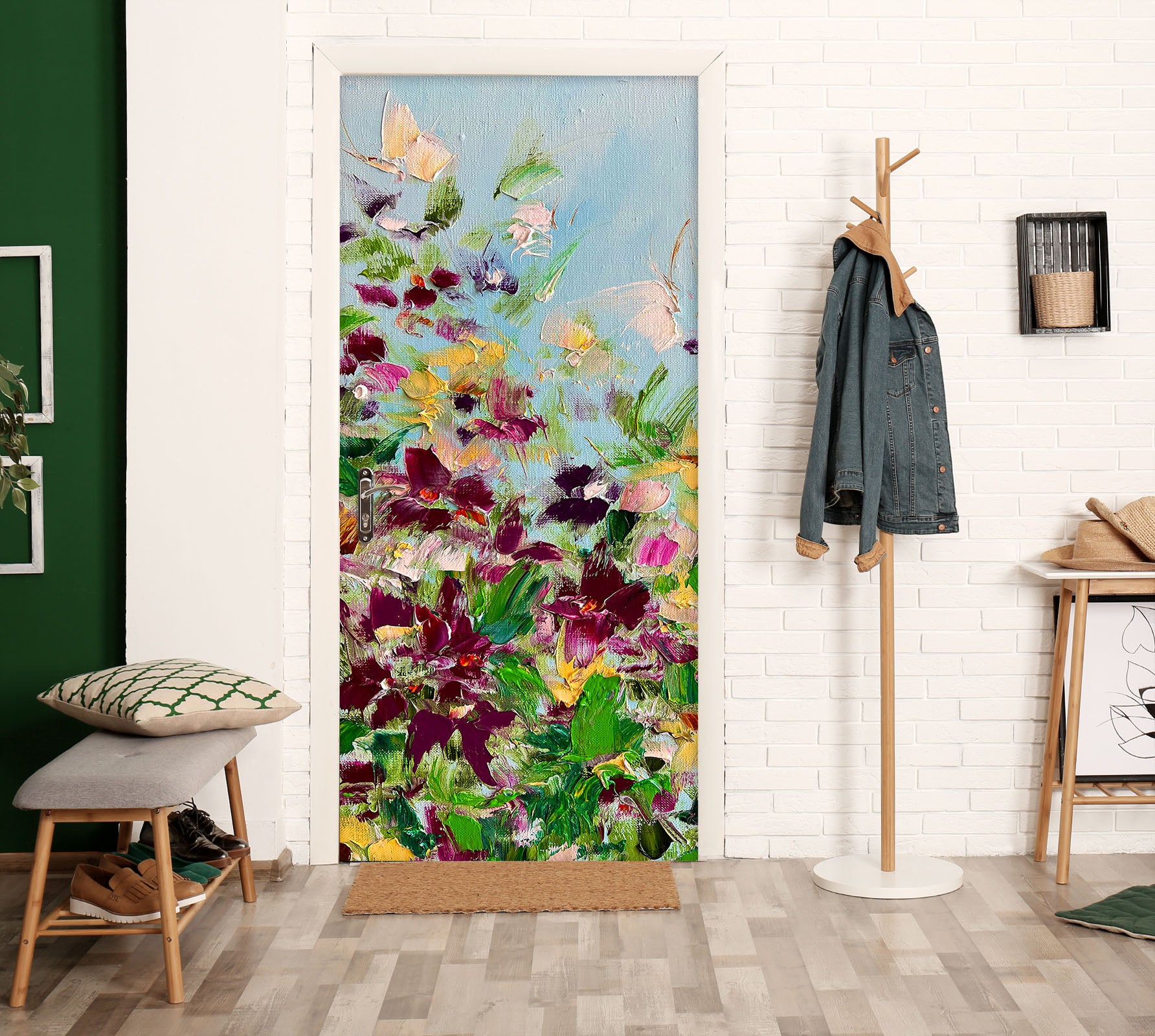 3D Oil Painting Petals 3293 Skromova Marina Door Mural