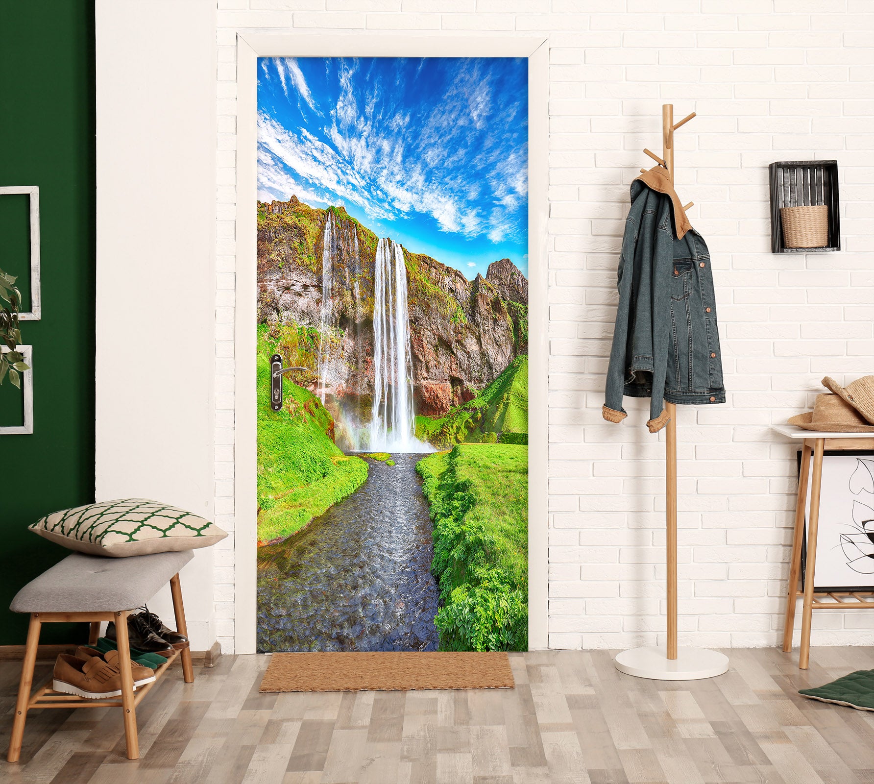 3D Waterfall 25116 Door Mural