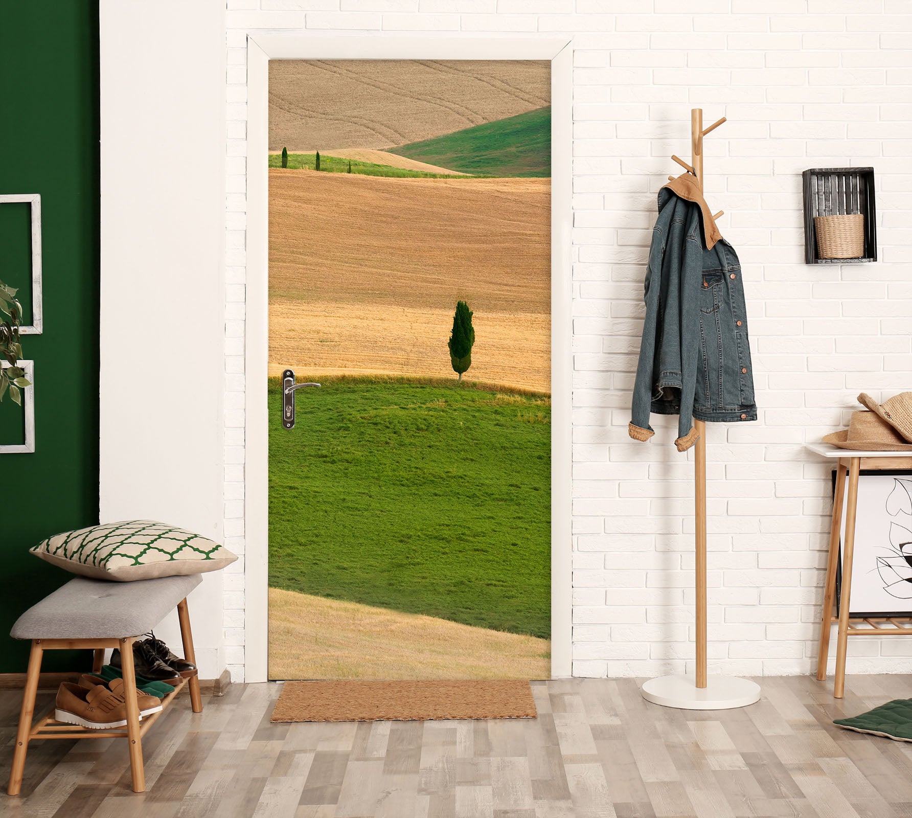 3D Green Lawn 11638 Marco Carmassi Door Mural