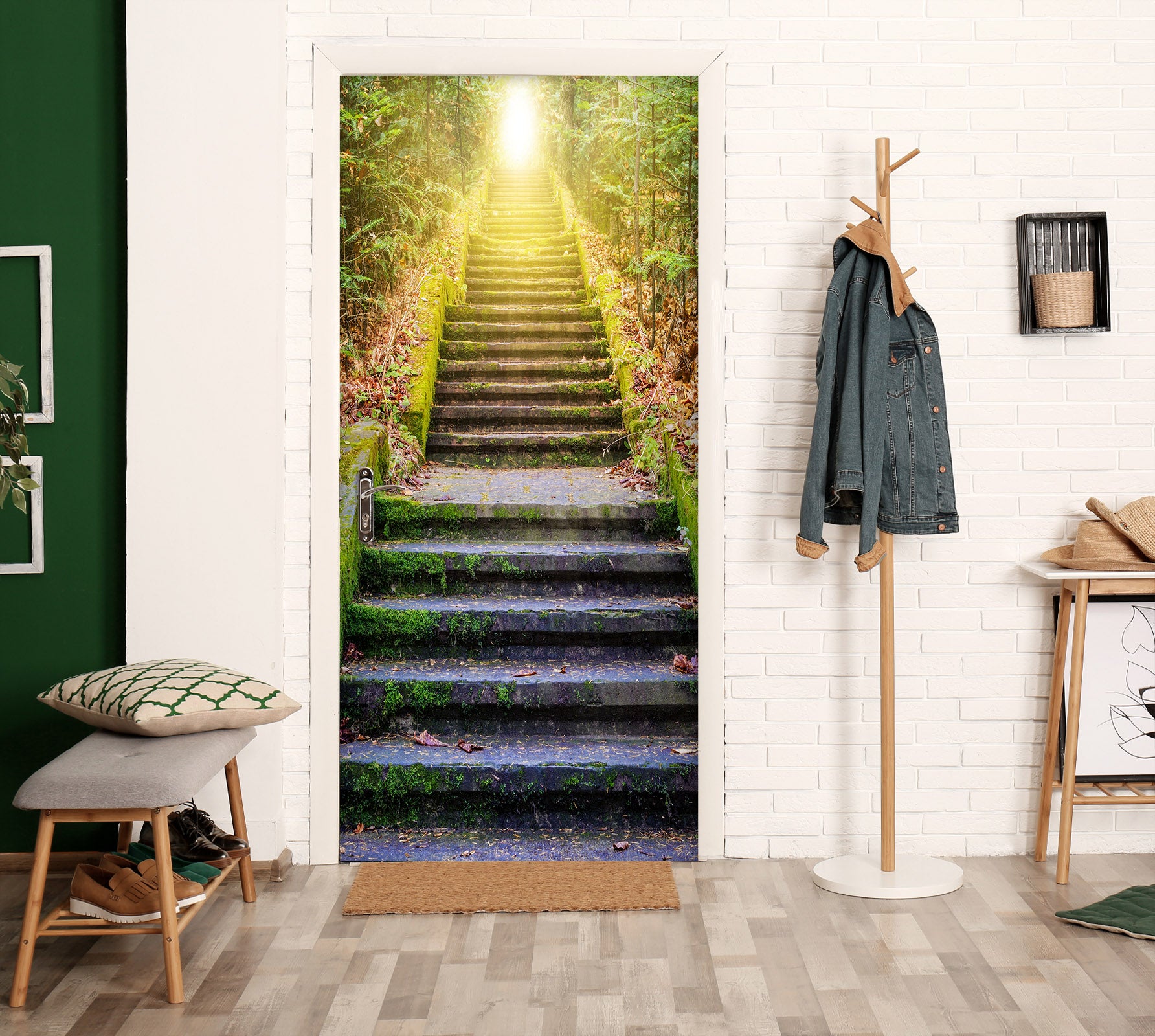 3D Stairs 22136 Door Mural