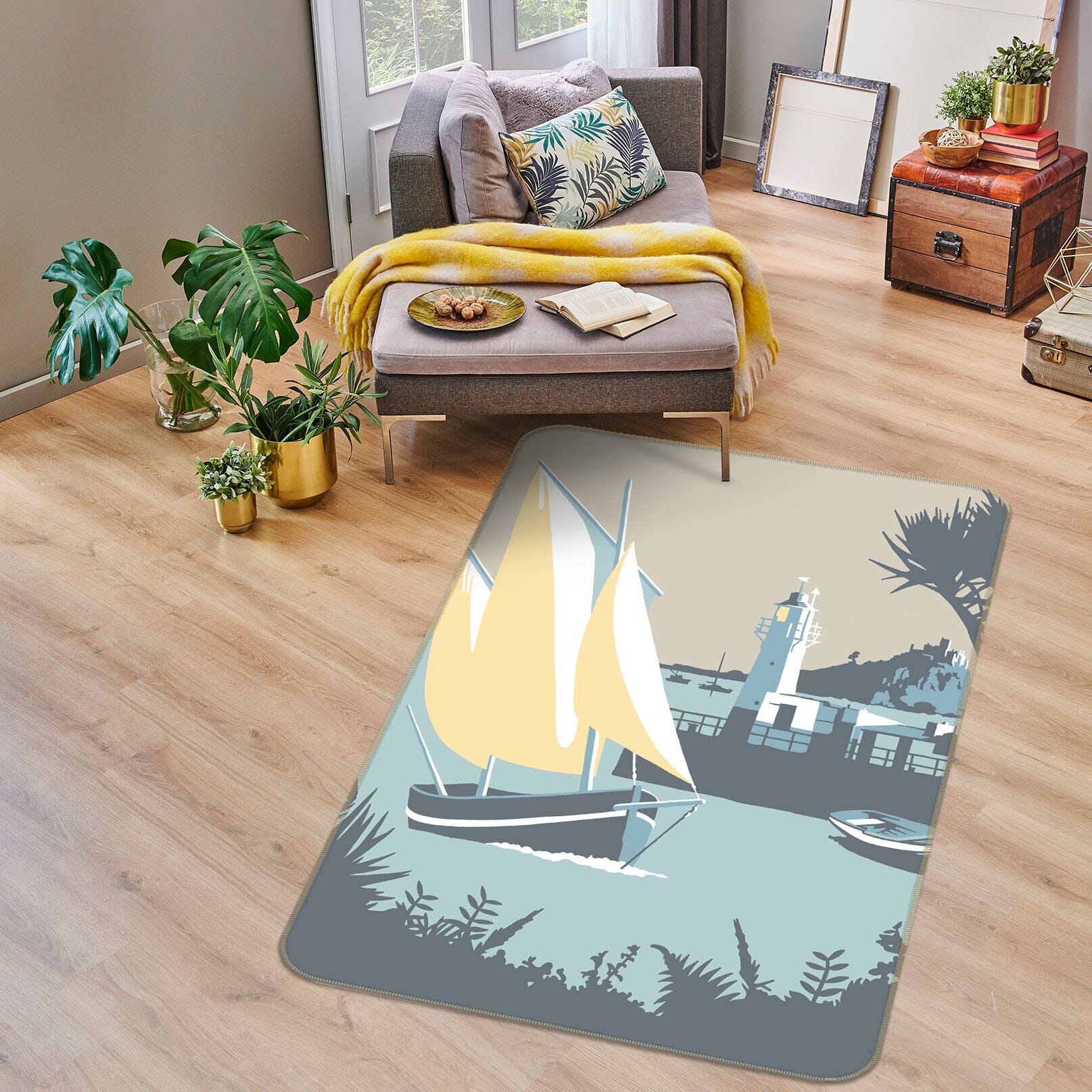 3D Newlyn 1126 Steve Read Rug Non Slip Rug Mat Mat AJ Creativity Home 