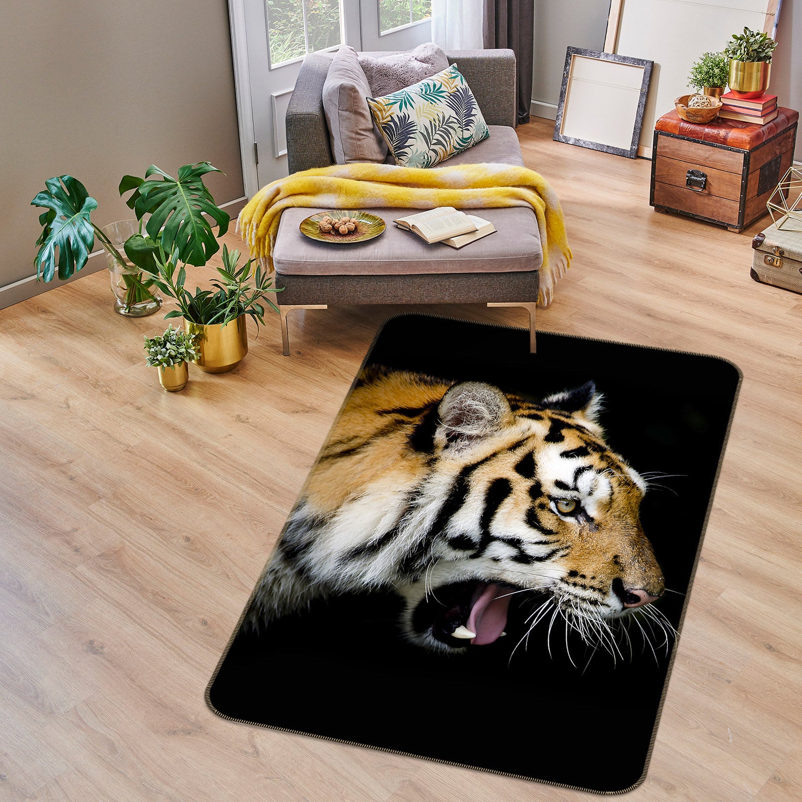 3D Tiger 38190 Animal Non Slip Rug Mat