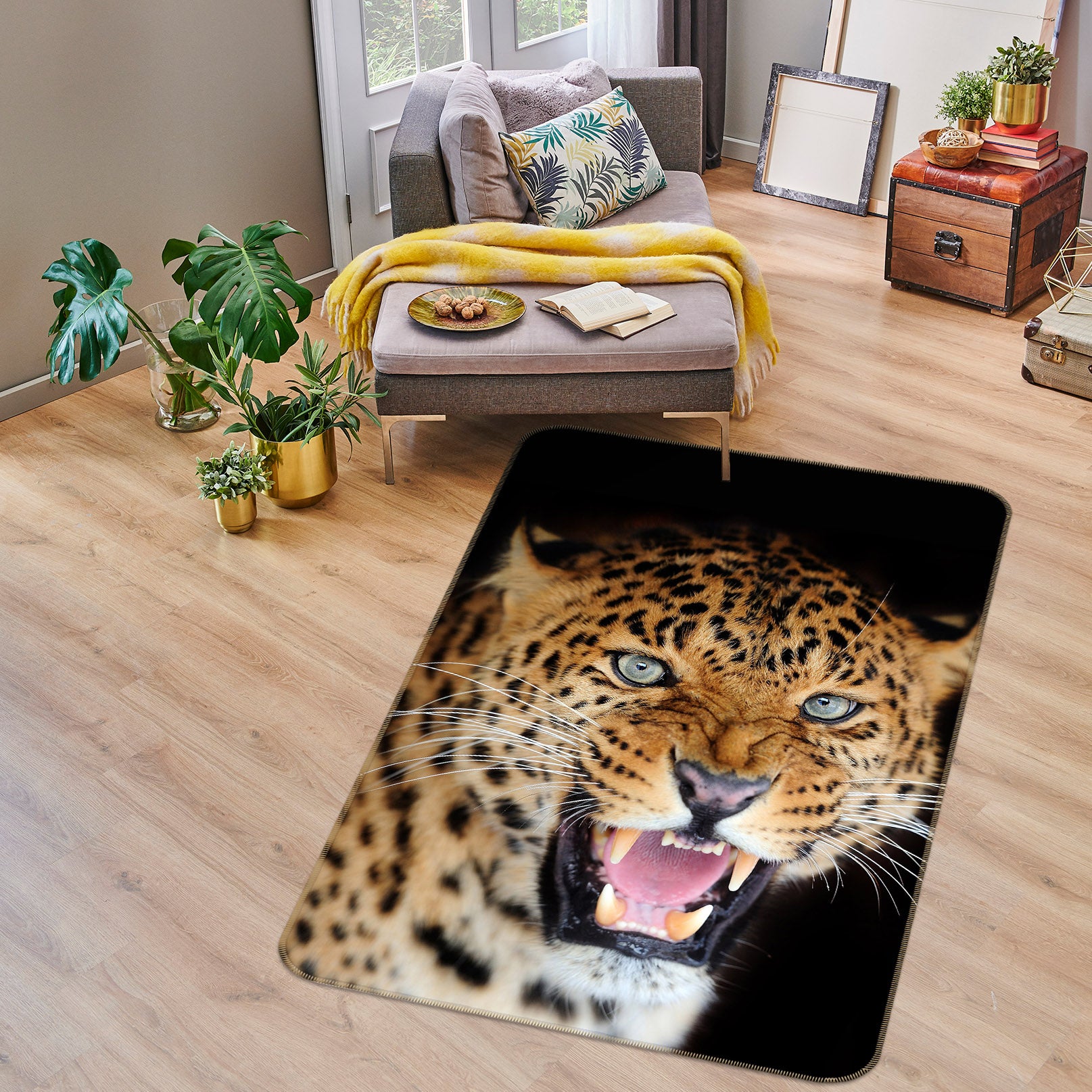 3D Tiger 38192 Animal Non Slip Rug Mat