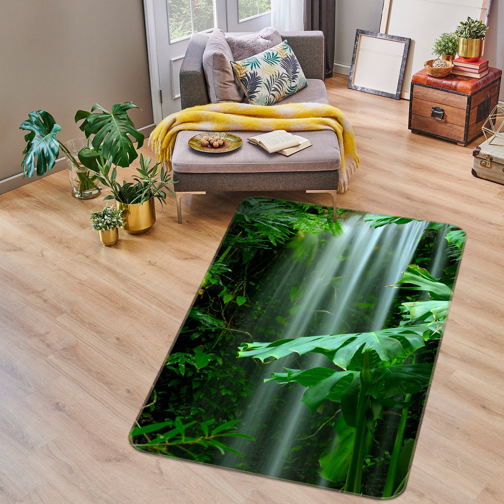 3D Jungle 26001 Non Slip Rug Mat