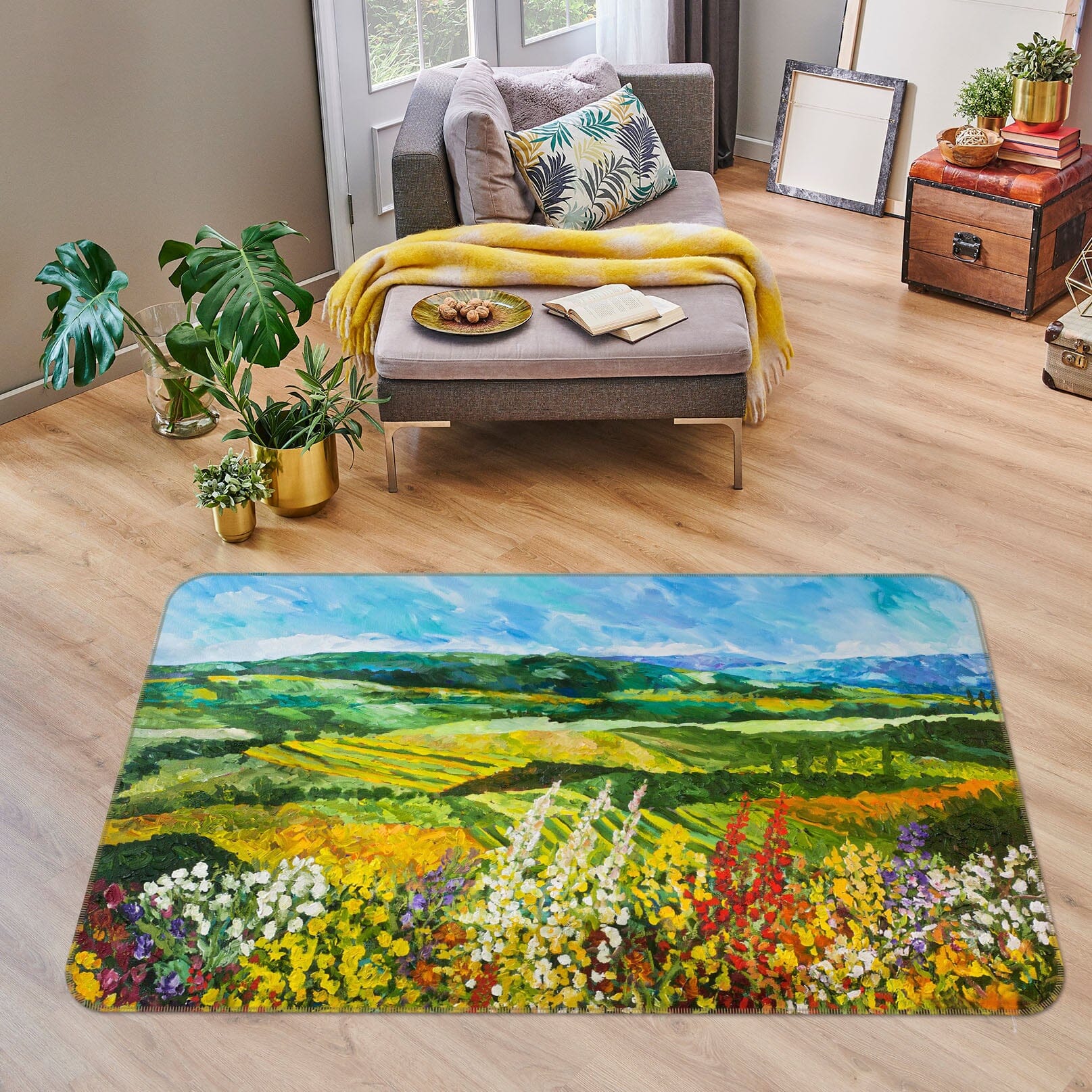 3D Hanada 1003 Allan P. Friedlander Rug Non Slip Rug Mat Mat AJ Creativity Home 