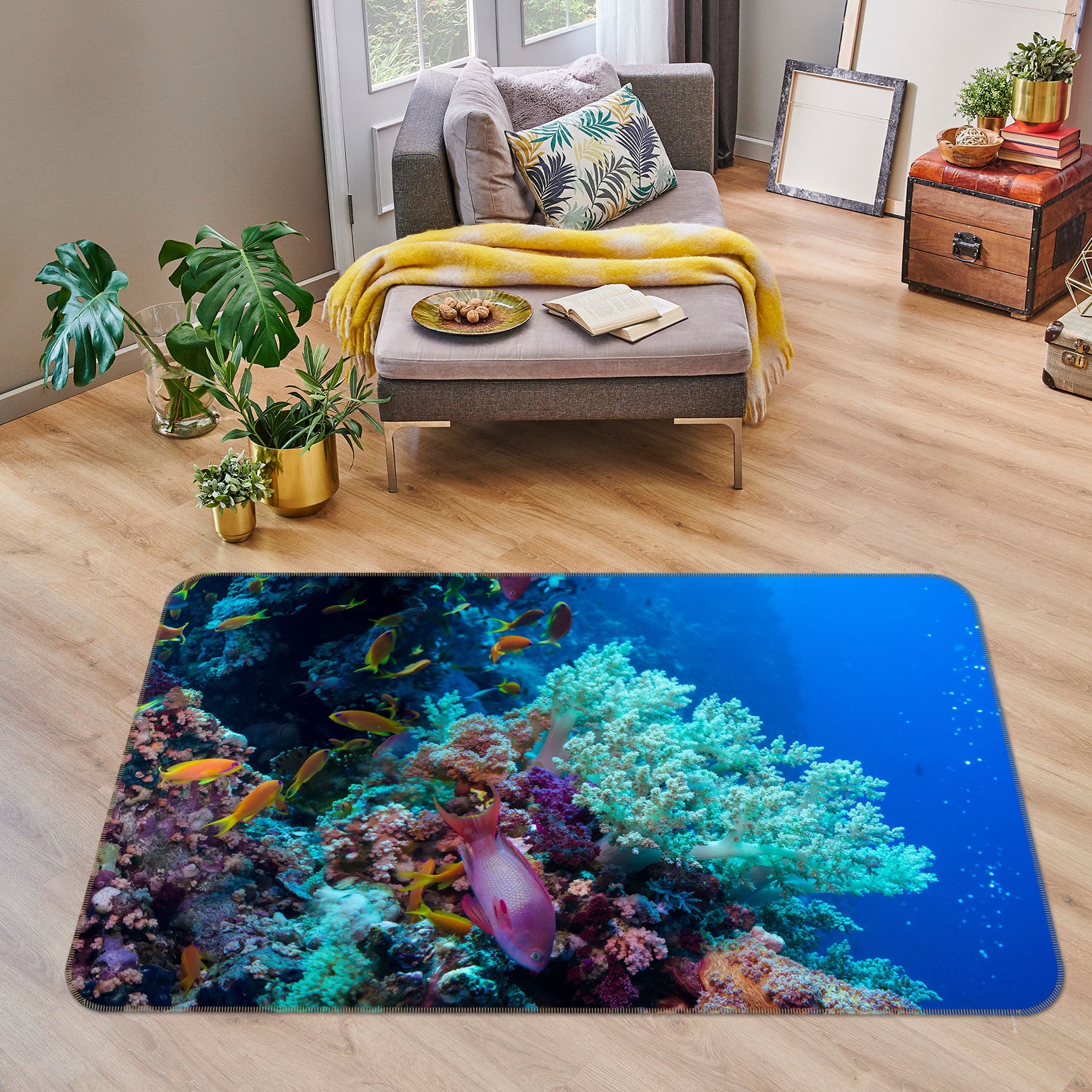 3D Coral Sea 38178 Animal Non Slip Rug Mat