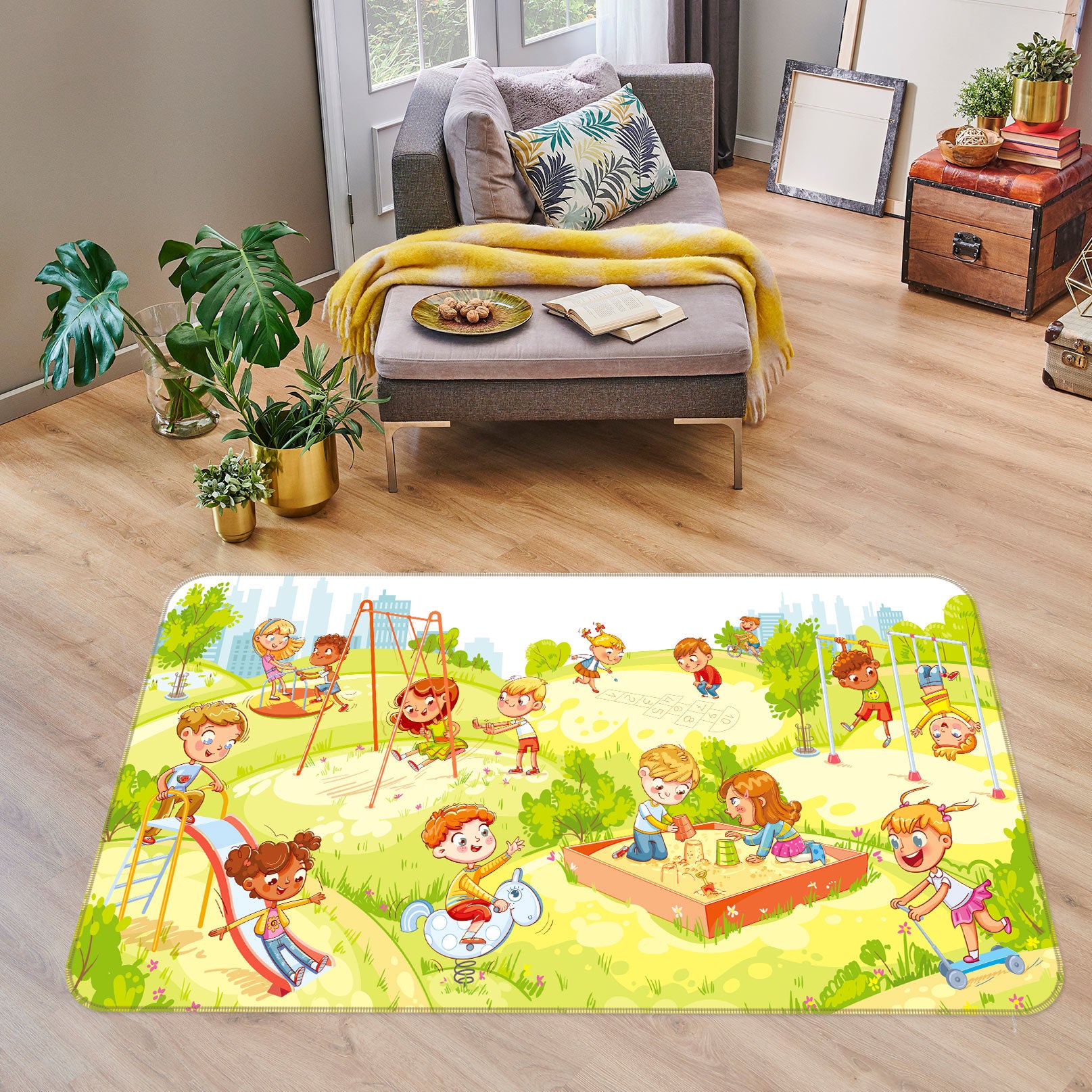 3D Child Kid 77183 Non Slip Rug Mat