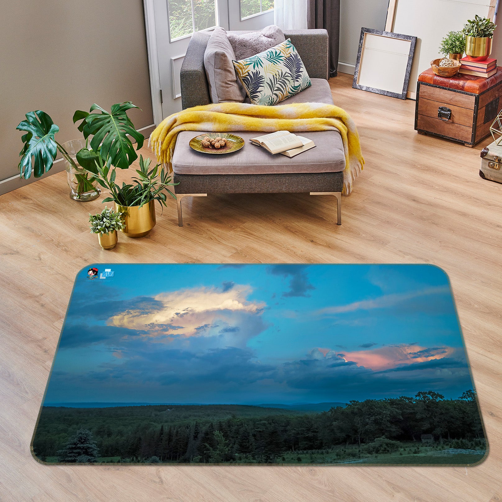 3D Sky 85065 Jerry LoFaro Rug Non Slip Rug Mat