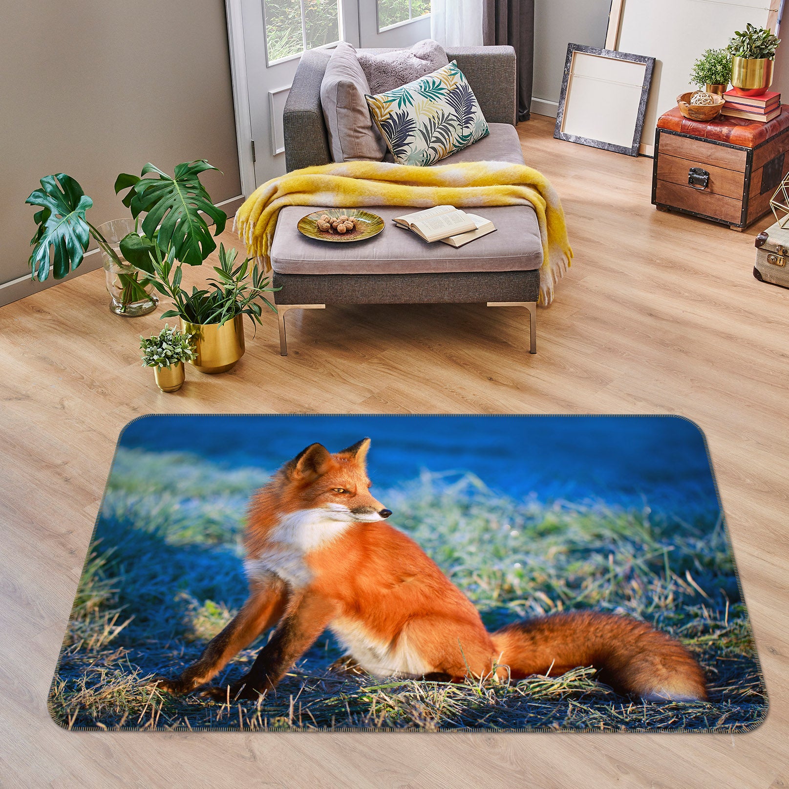 3D Fox 38101 Animal Non Slip Rug Mat