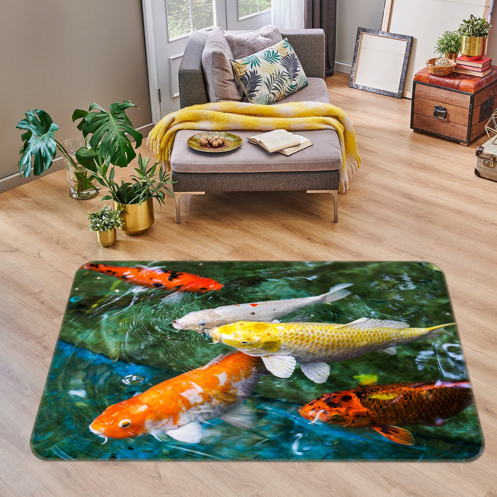 3D Goldfish 68157 Animal Non Slip Rug Mat