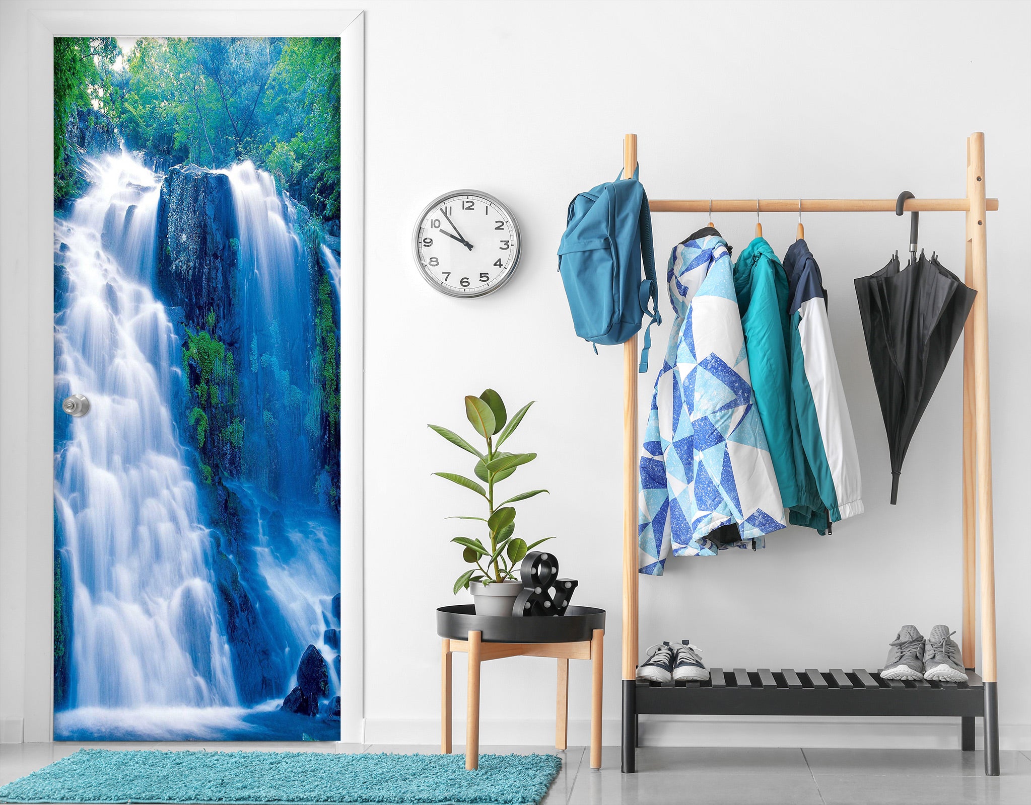 3D Waterfall 23034 Door Mural