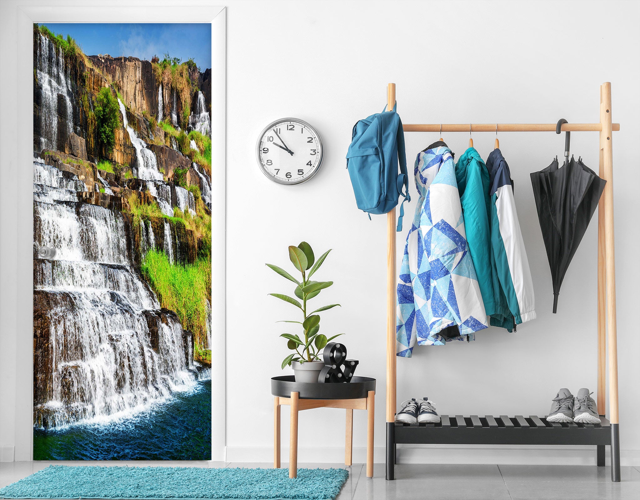 3D Waterfall 23093 Door Mural