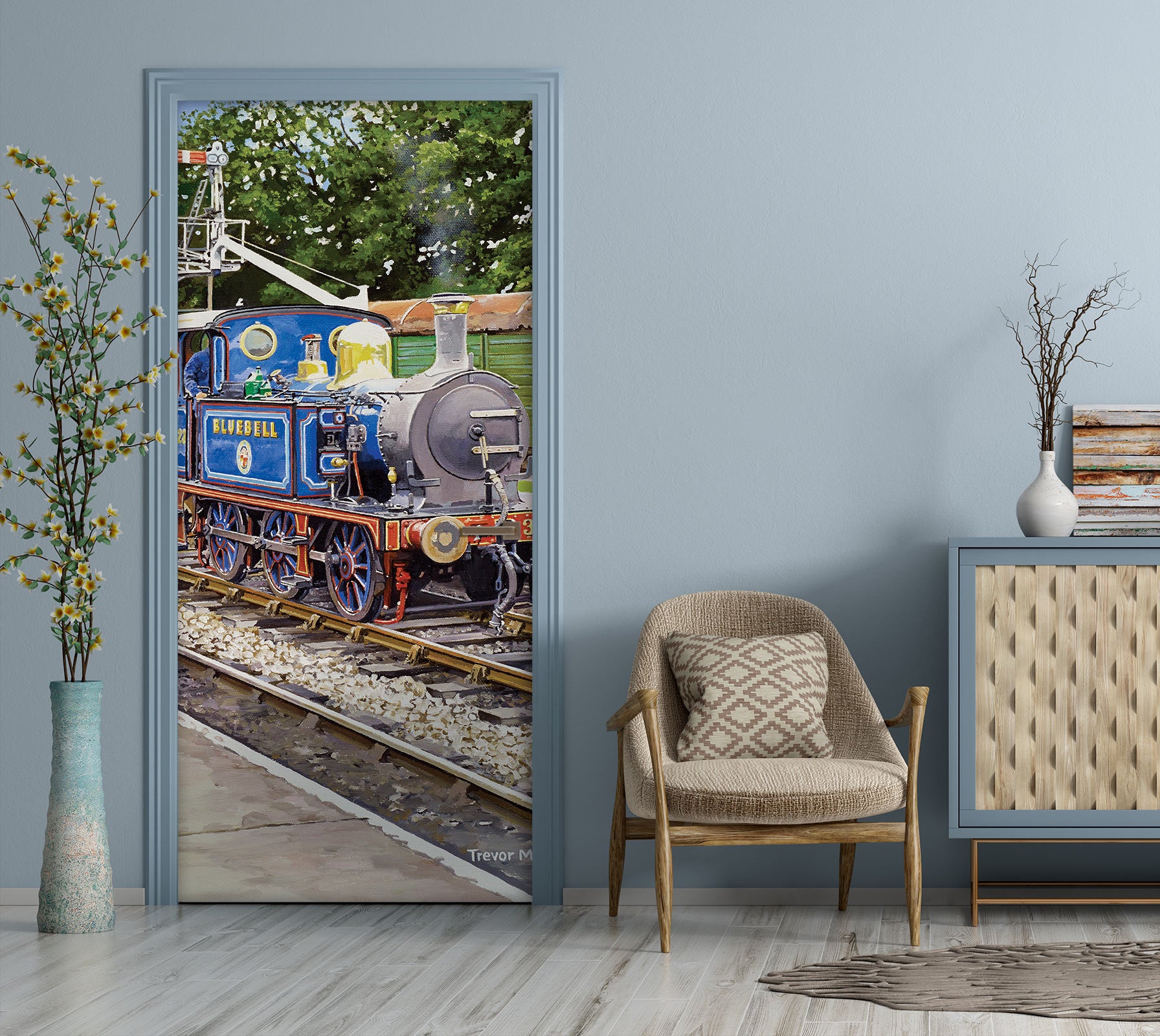 3D Train 103148 Trevor Mitchell Door Mural