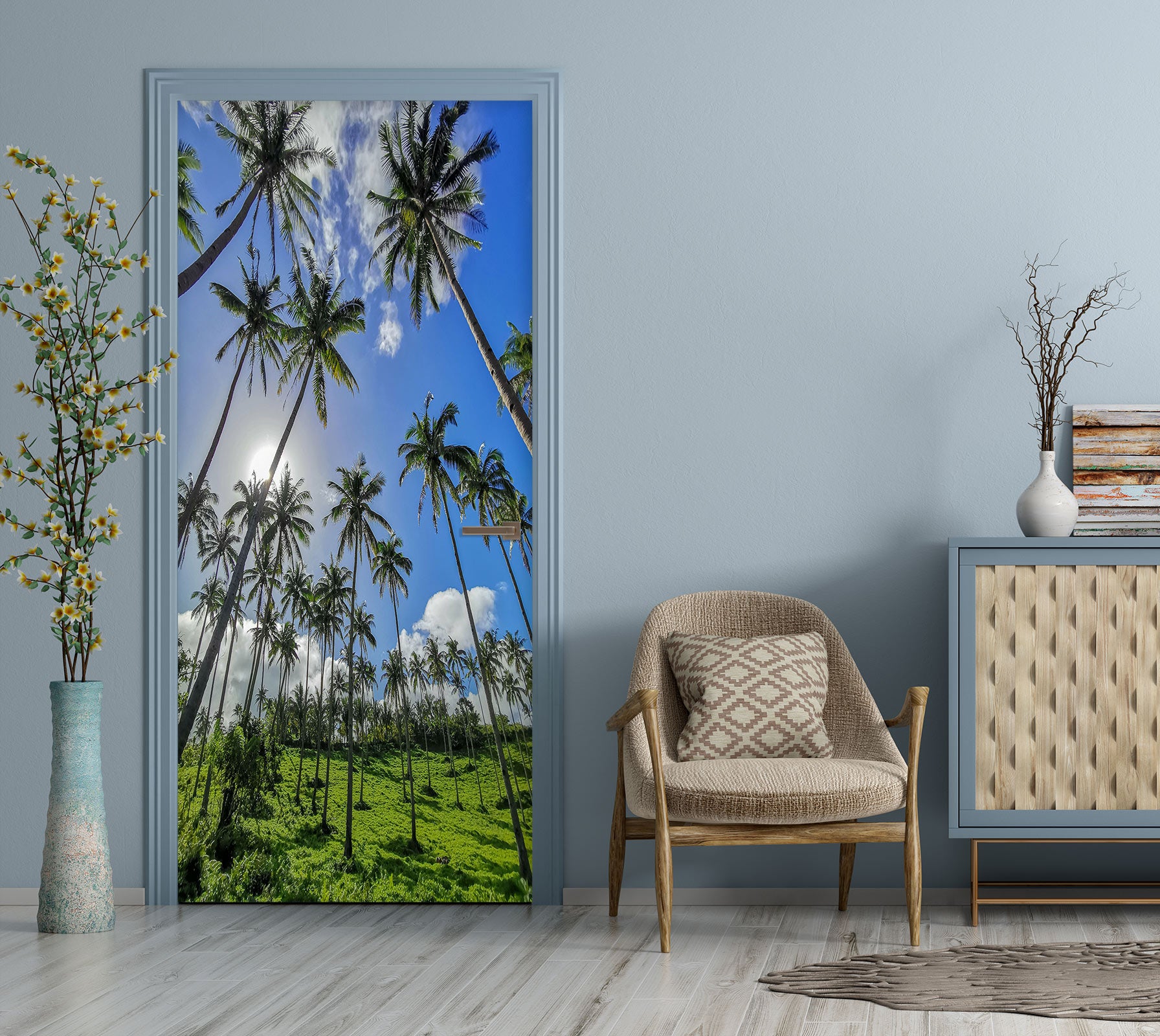 3D Coconut Grove 25040 Door Mural