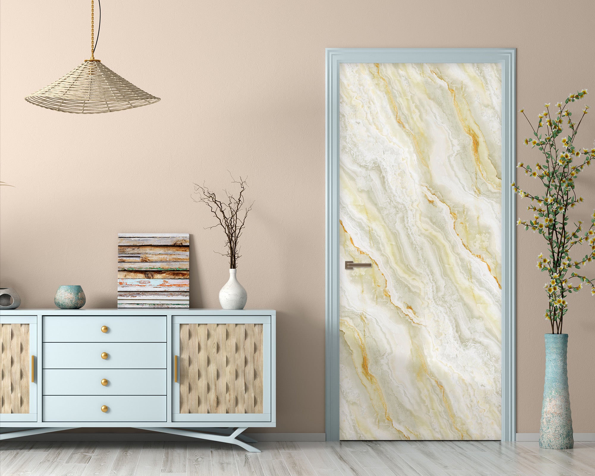 3D Marbling 21177 Door Mural