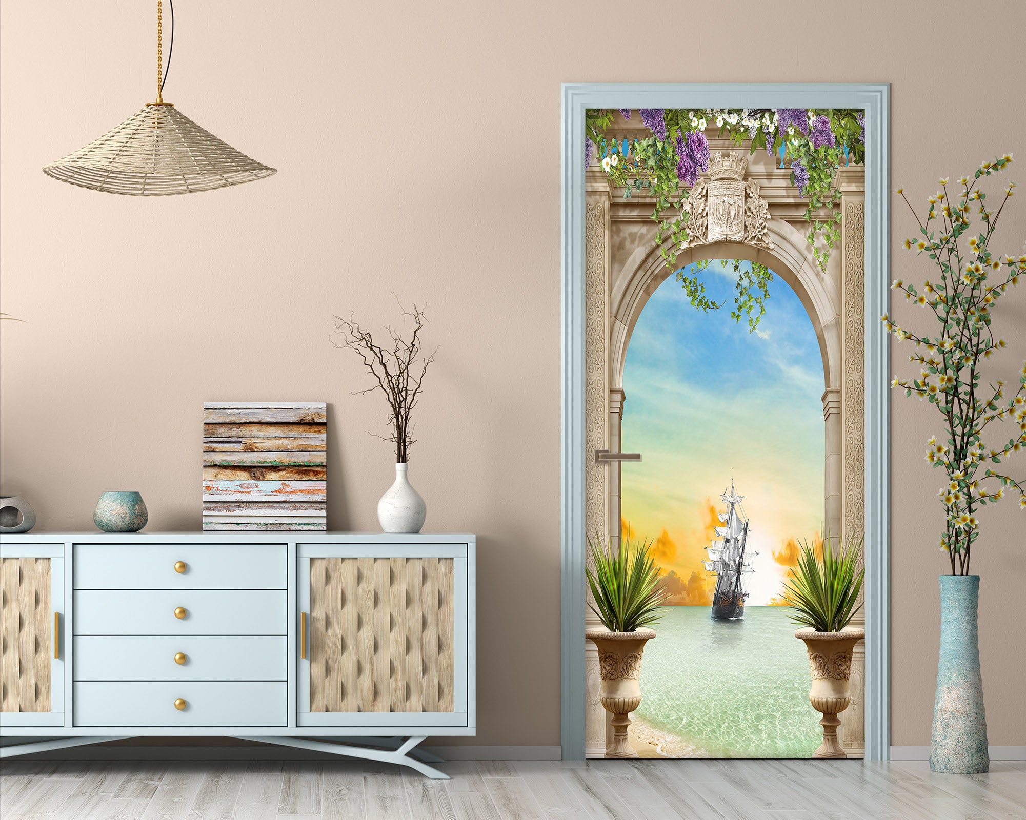 3D Sky 22076 Door Mural