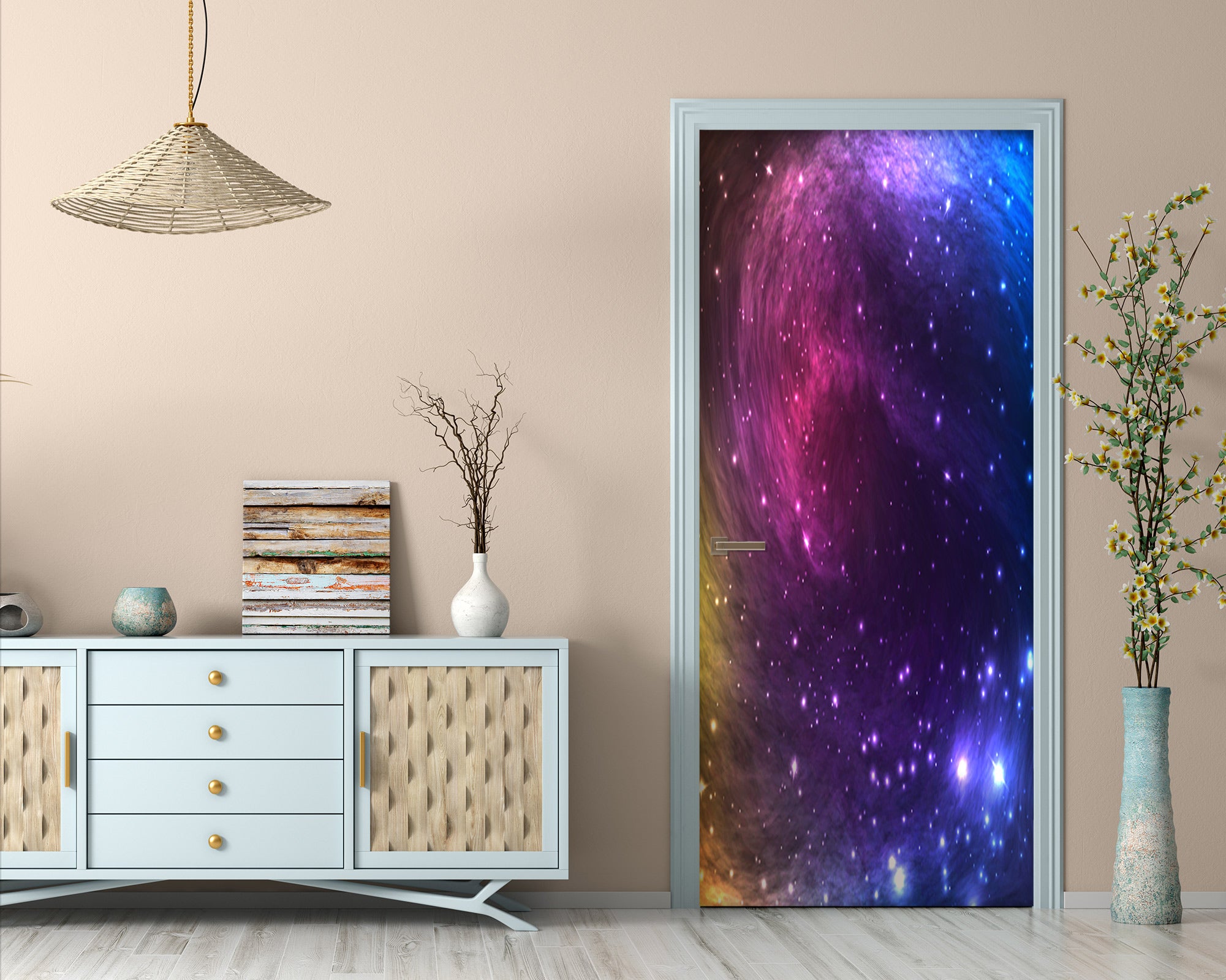 3D Starry Sky 24225 Door Mural