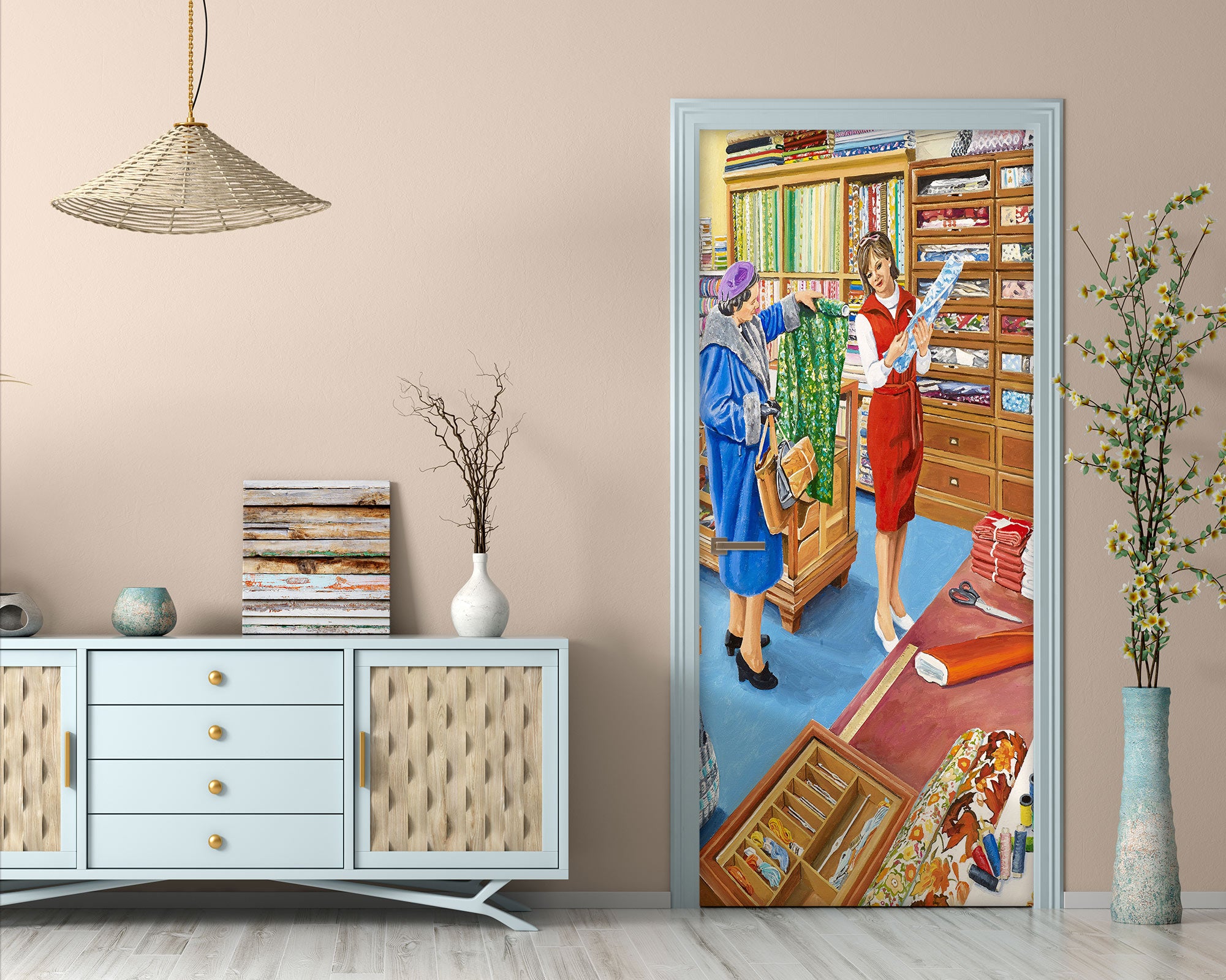 3D Shop Seller 103155 Trevor Mitchell Door Mural