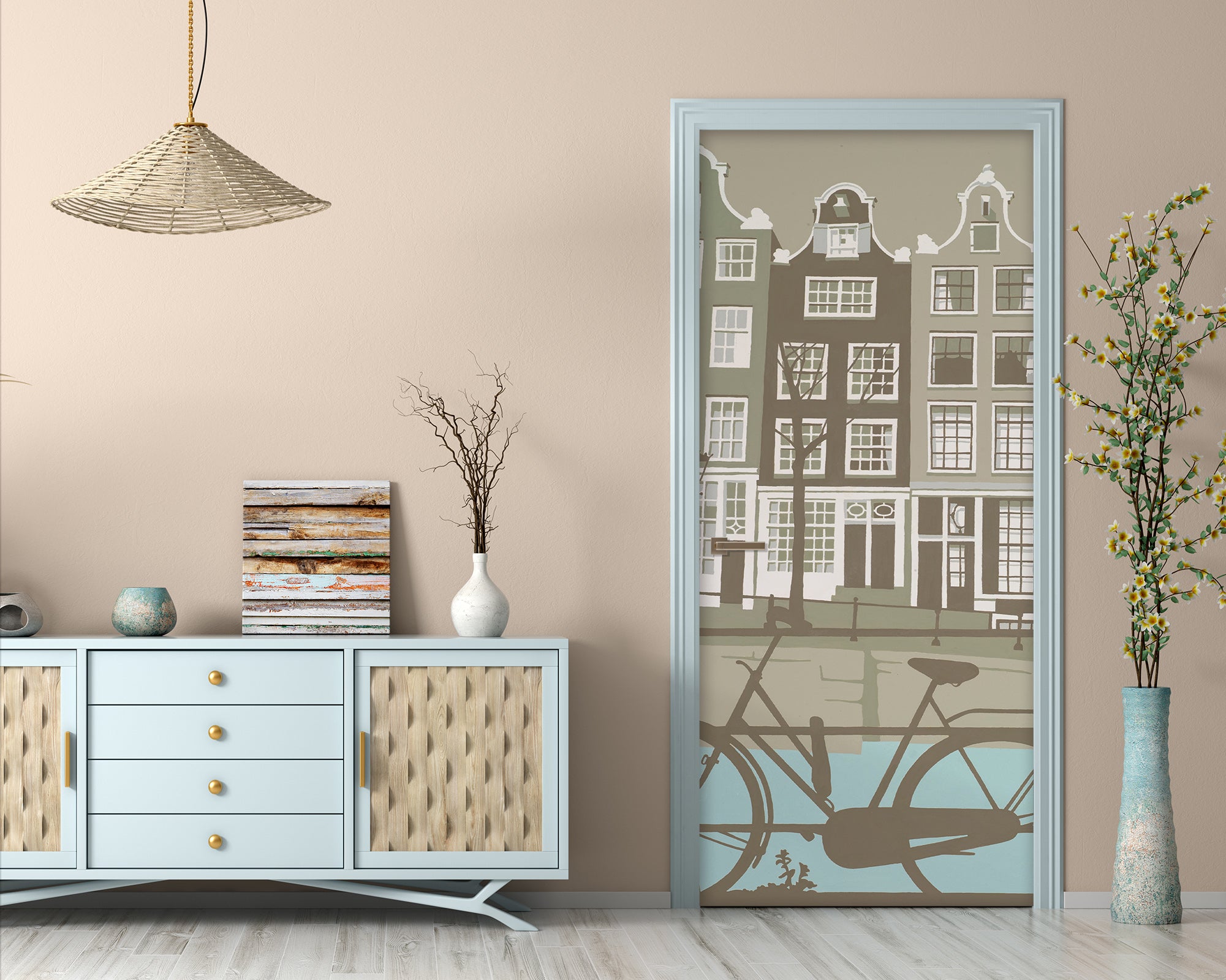 3D Coastal 4634 Steve Read Door Mural