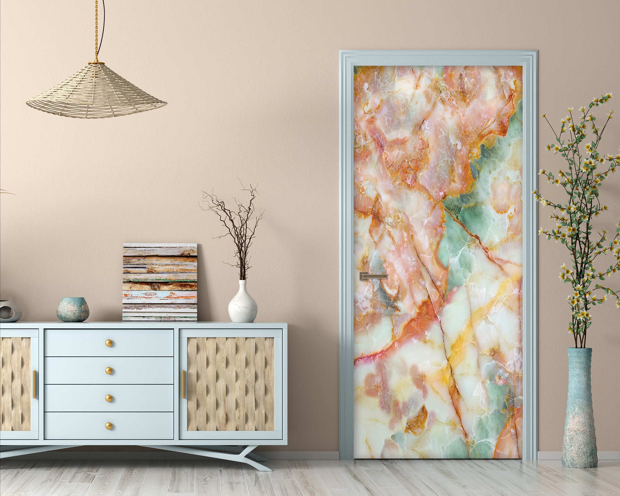 3D Marbling 21198 Door Mural