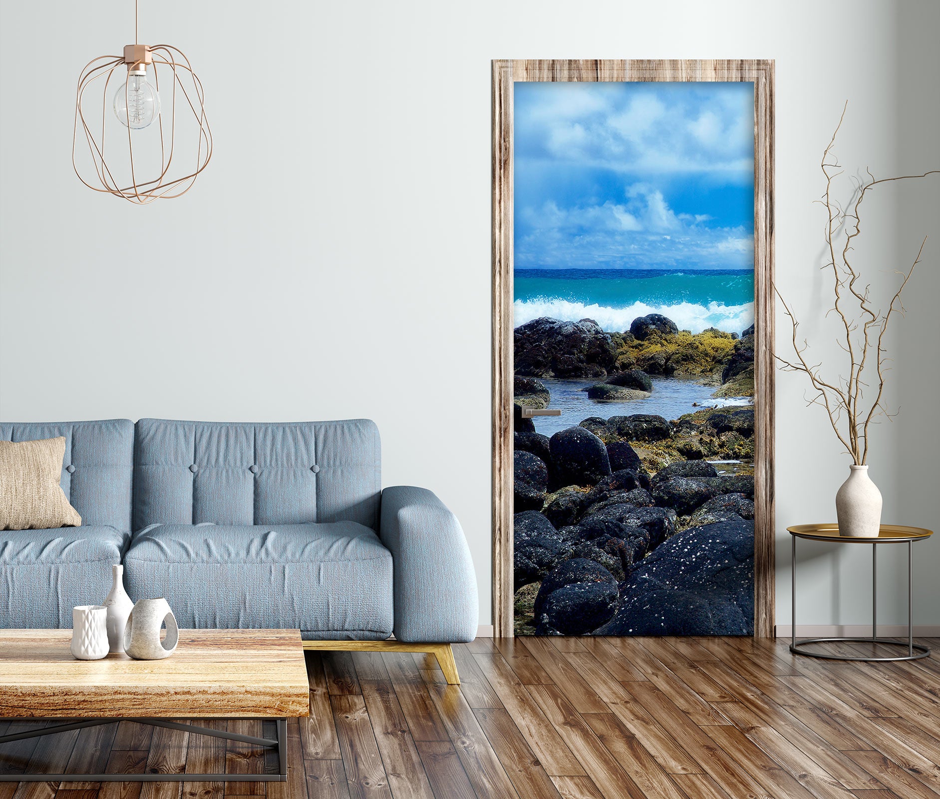 3D Seaside Reef 110201 Kathy Barefield Door Mural