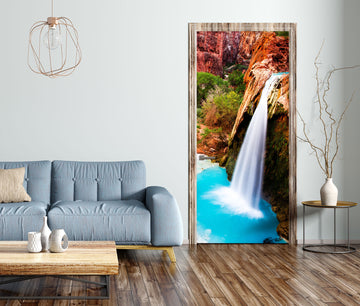 3D Waterfall 23113 Door Mural