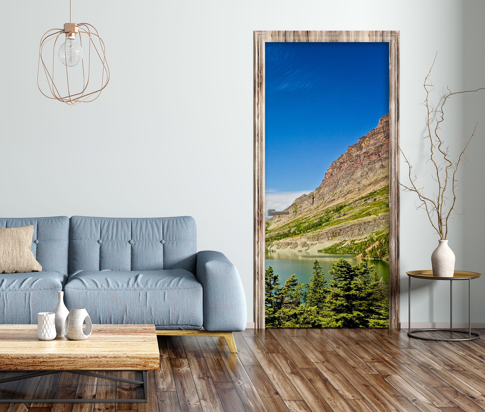 3D Hillside 110191 Kathy Barefield Door Mural