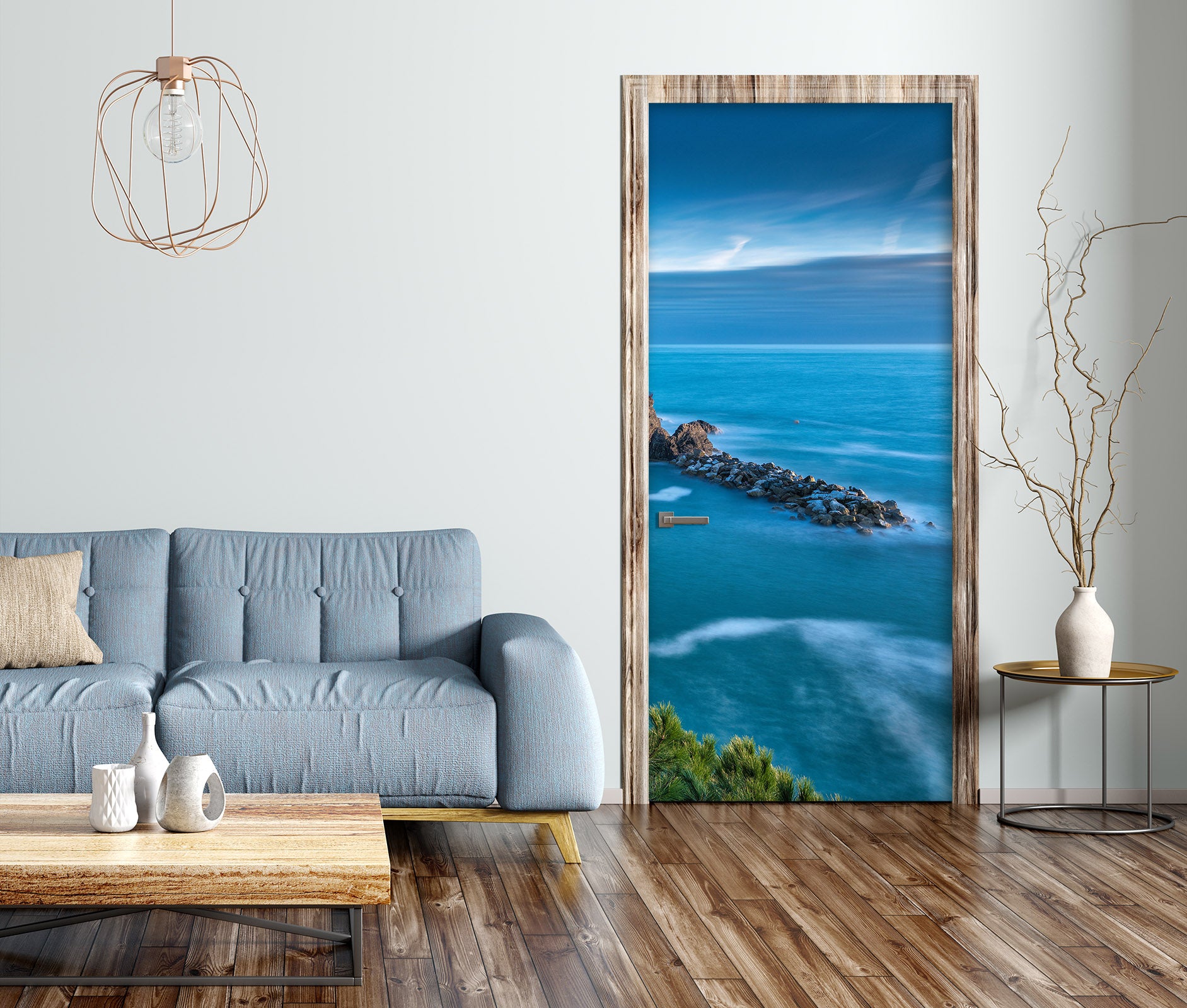 3D Blue Ocean 11994 Marco Carmassi Door Mural