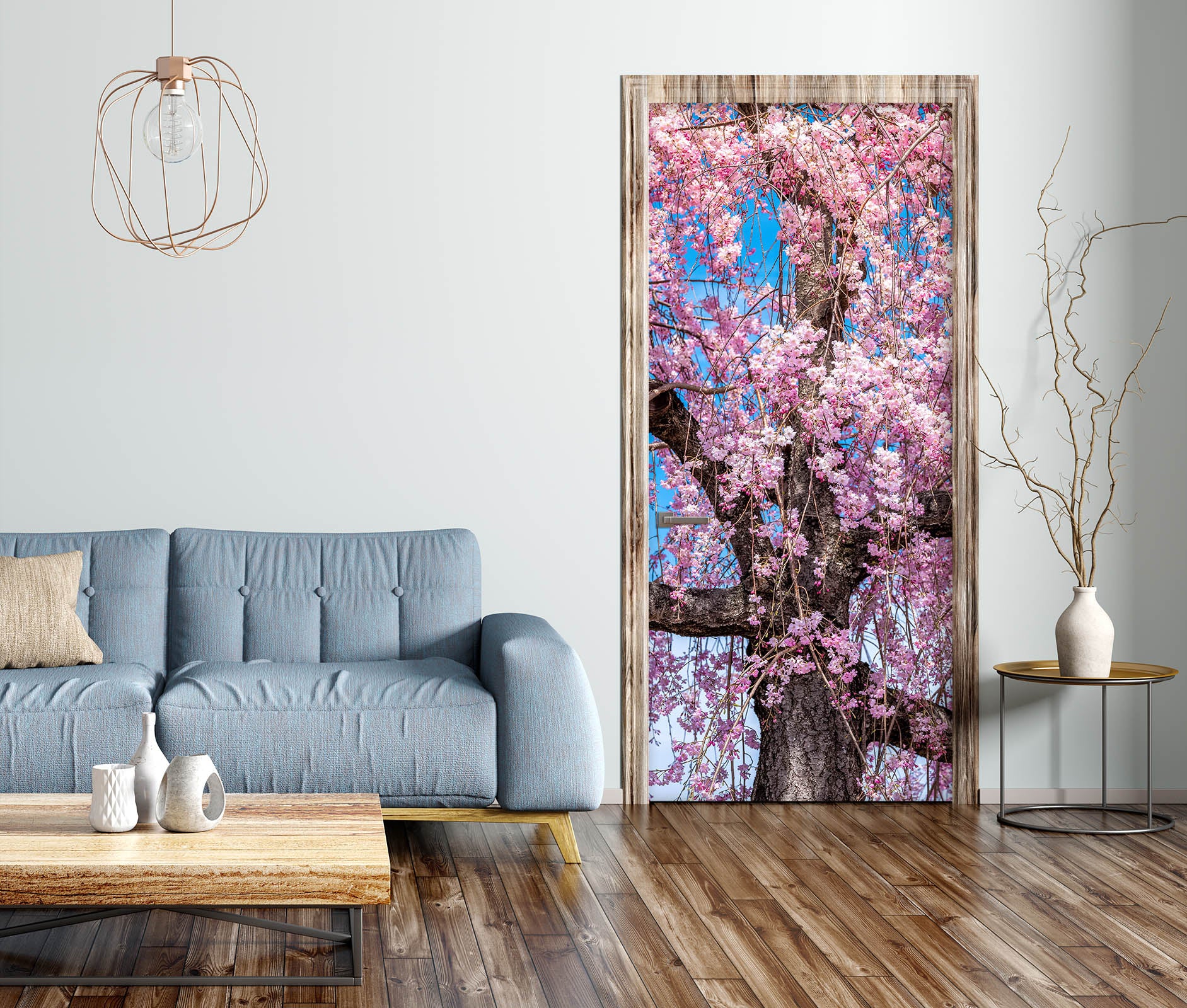 3D Cherry Blossom Tree 11452 Marco Carmassi Door Mural