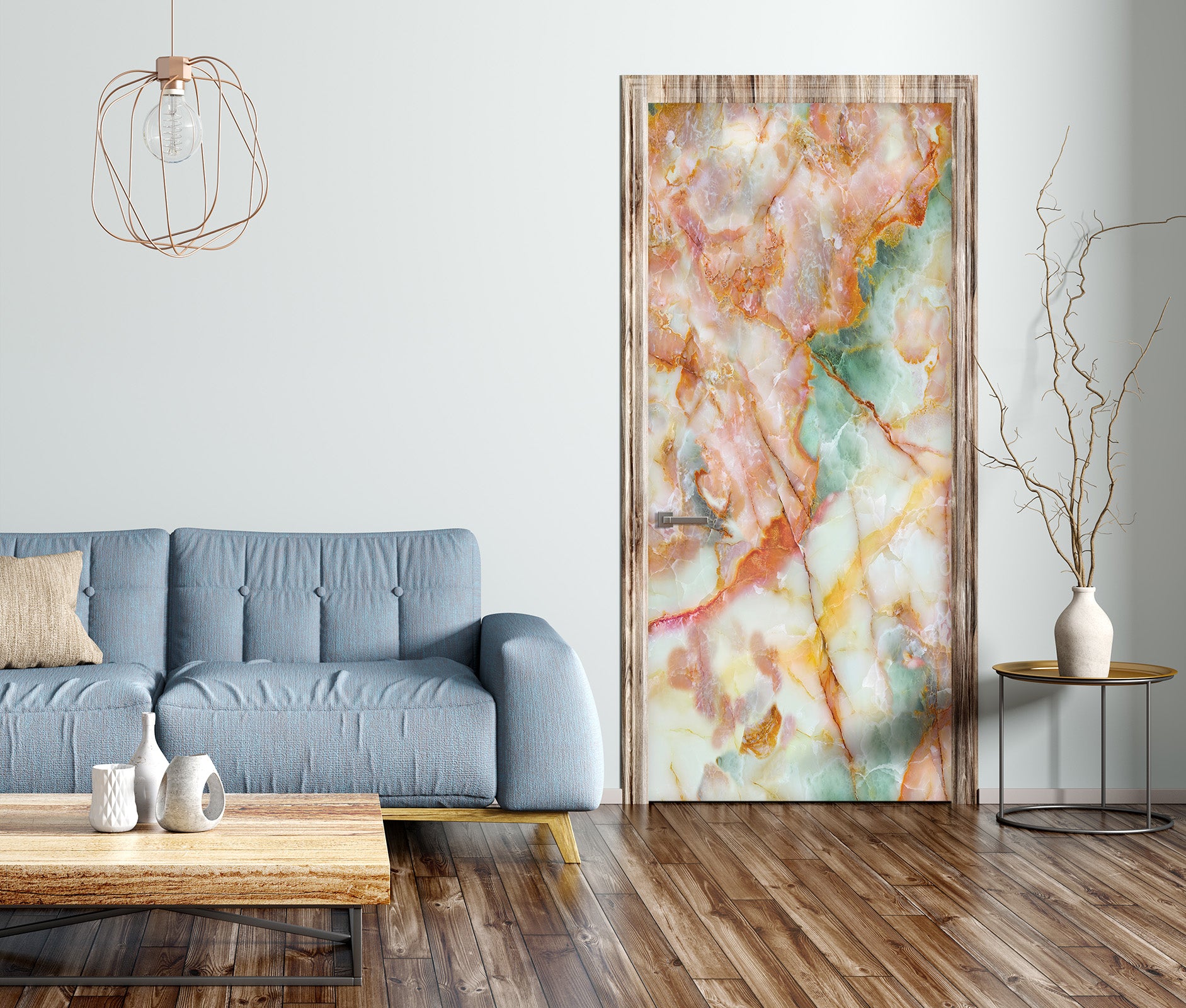 3D Marbling 21198 Door Mural